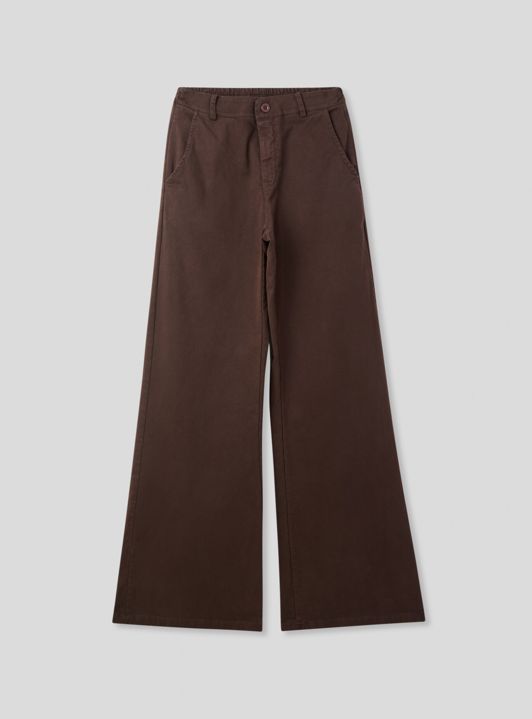 Brown 6789G WIDE LEG CHINOS COTONE S095 - Buy Online | Terranova