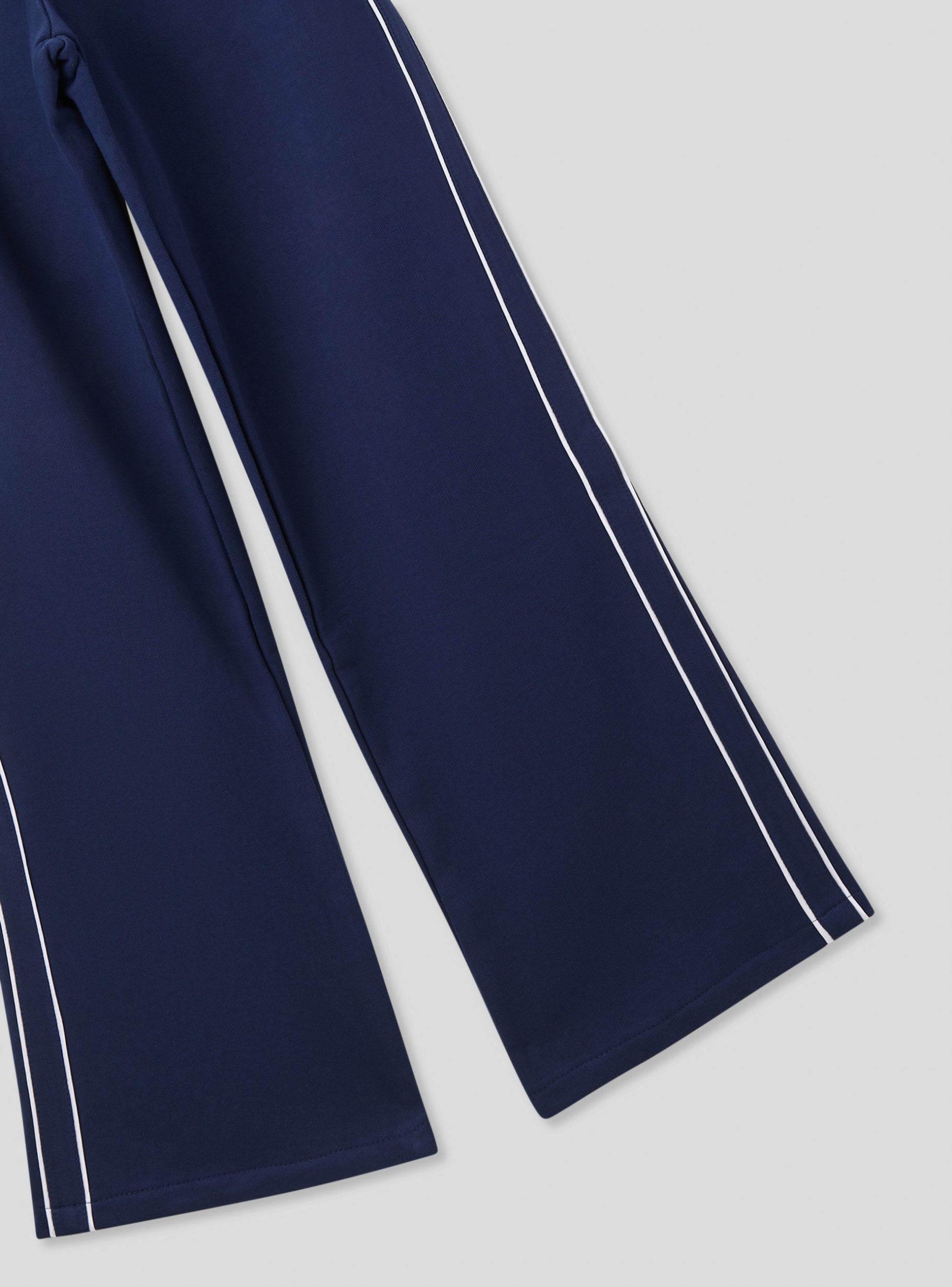 stina レオタード　type O square size M Blue Wide-leg tracksuit trousers with side stripe - Buy