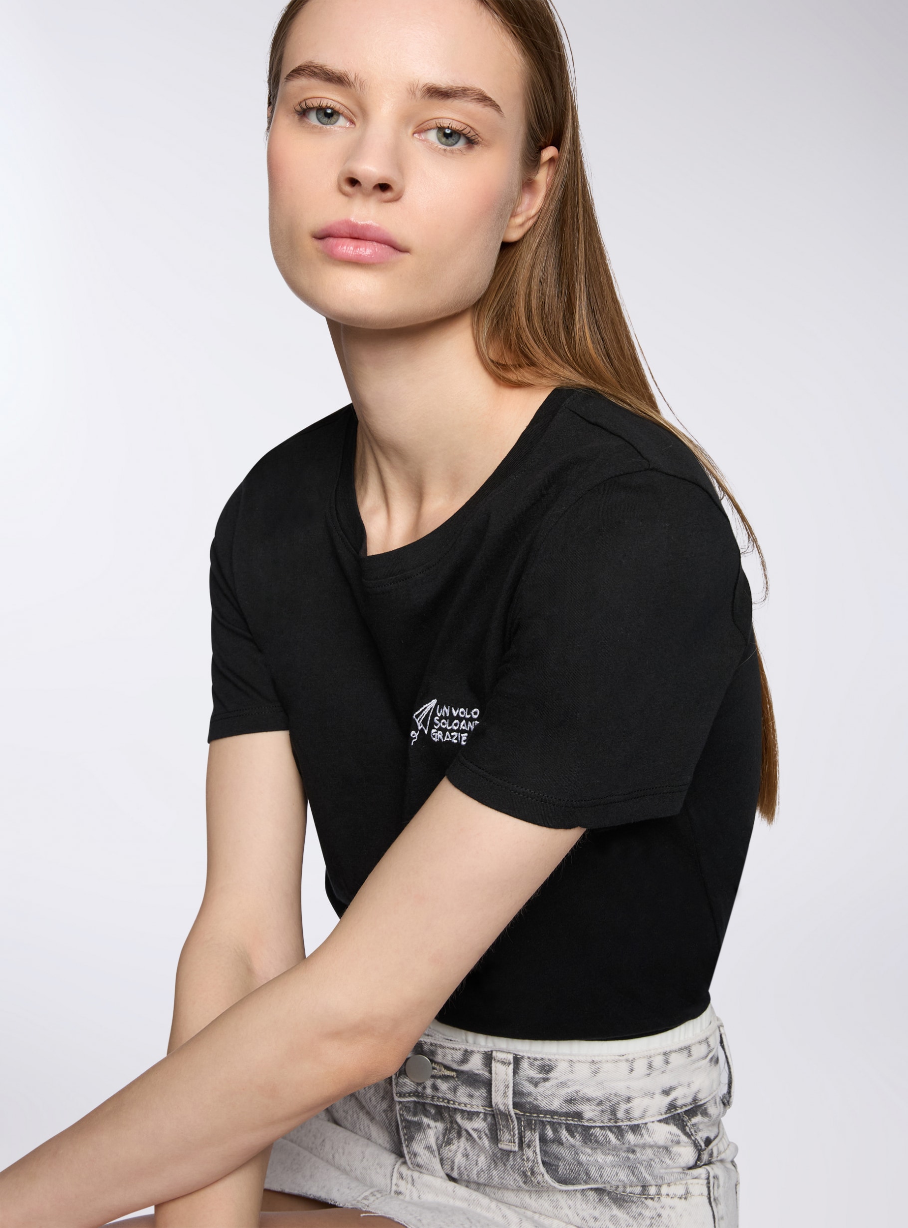 Kiwistar T-shirt Pour Femme - Graphite - S - Impression Individuelle - Photo (4) Collage D'image Avec Texte Souhaité - Nom - Inscription - Impression Personnalisée - Cadeau Pour Les Loisirs - Sport