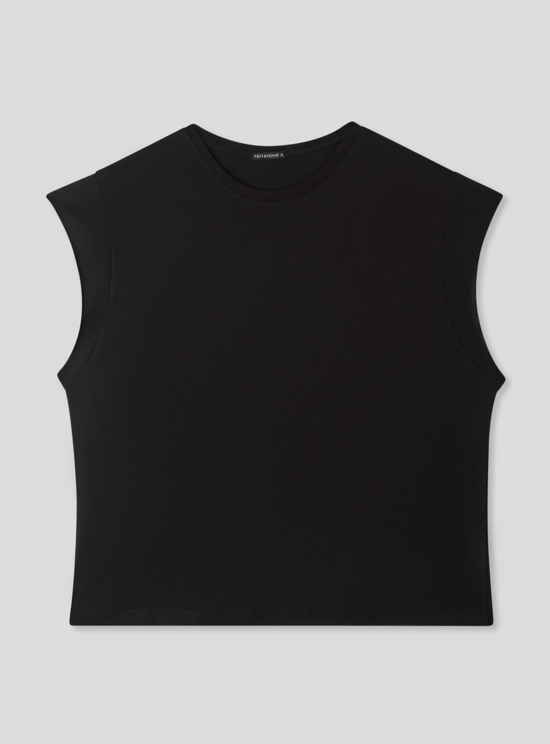Charbon SHORT LENGTH SLEEVELESS T-SHIRTS