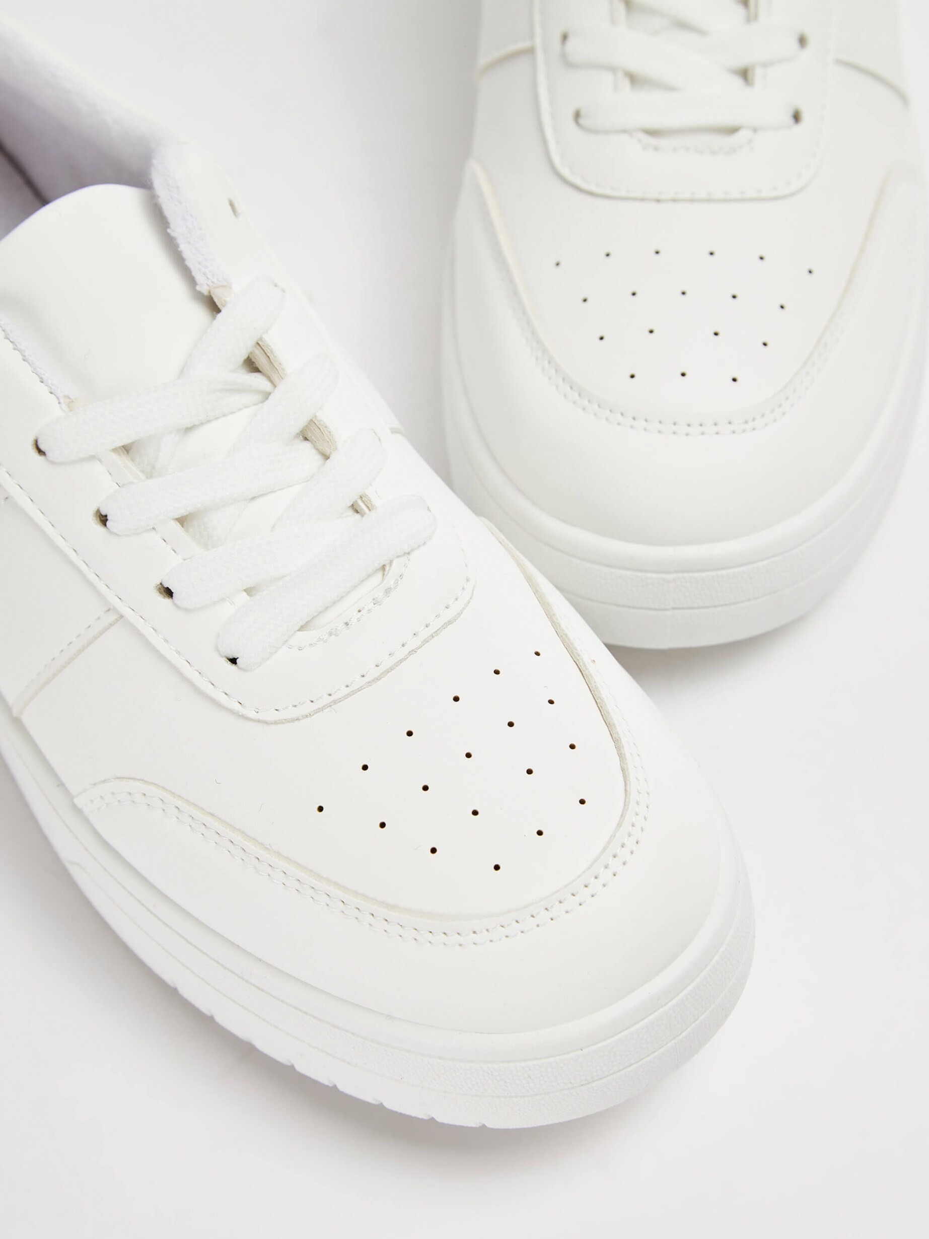 White low trainers on sale