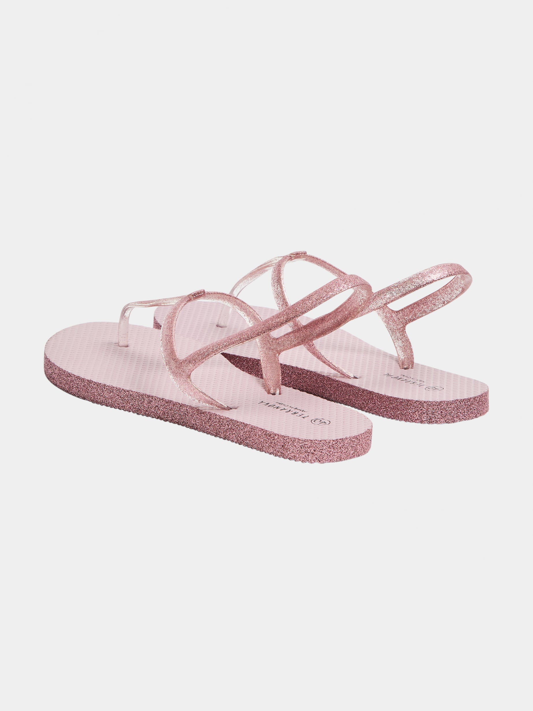 サンダル・ミュール Chloe Sandalo Piatto Woody Rosa Cipria Sandali gioiello rosa cipria da donna con zeppa 10 cm e