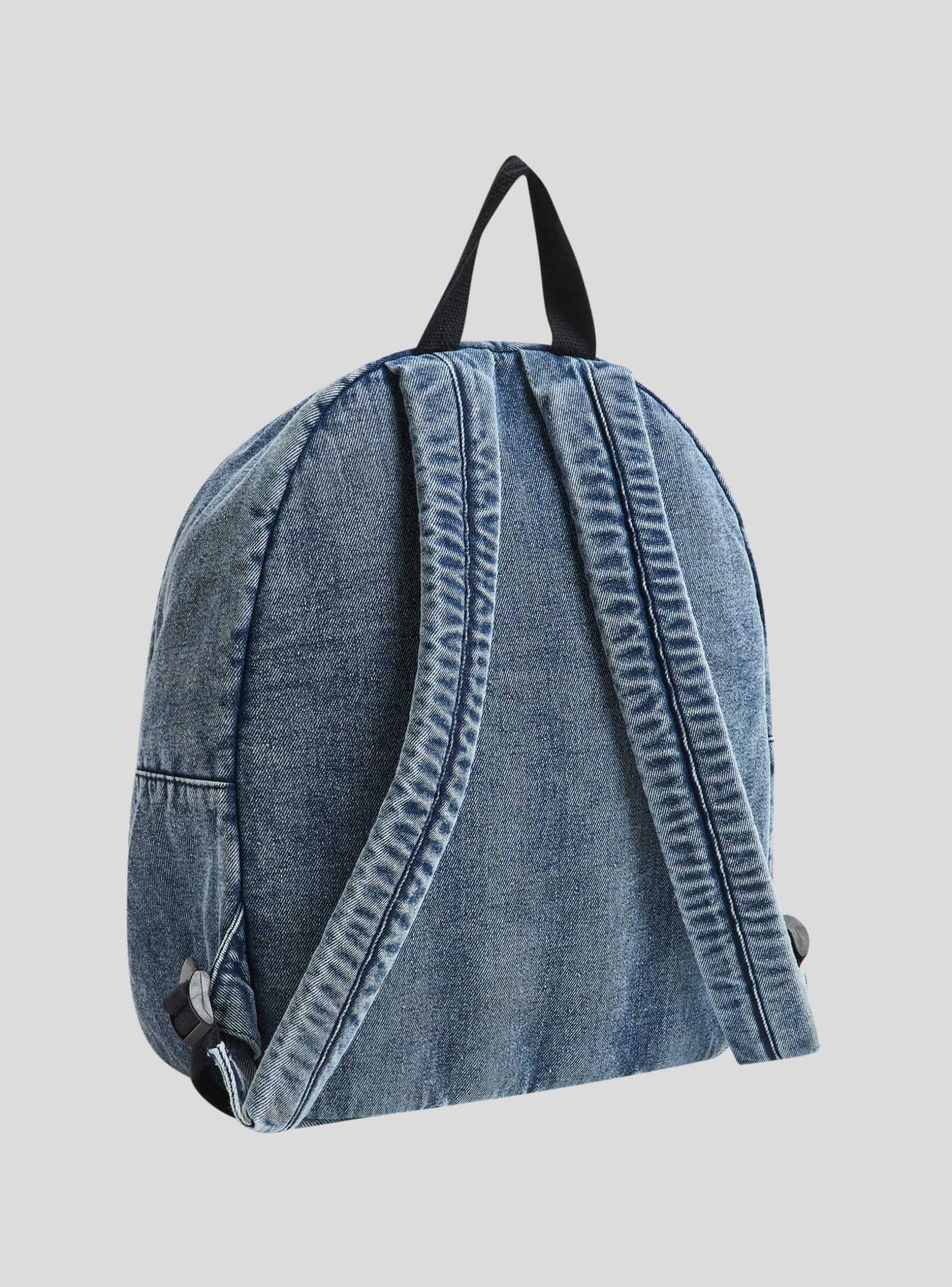Denim Rucksack helles blue denim Terranova