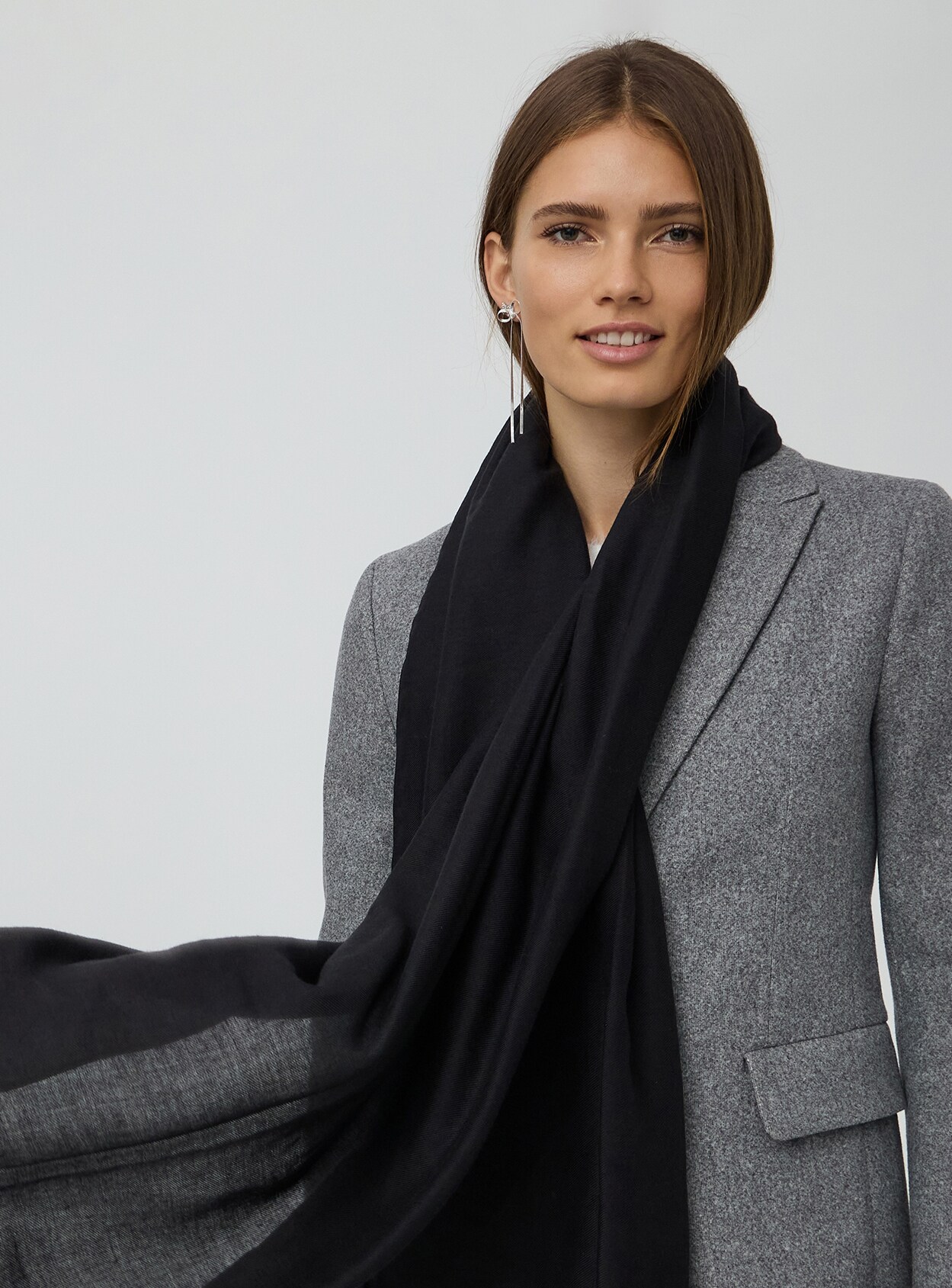 Plain scarves online deals