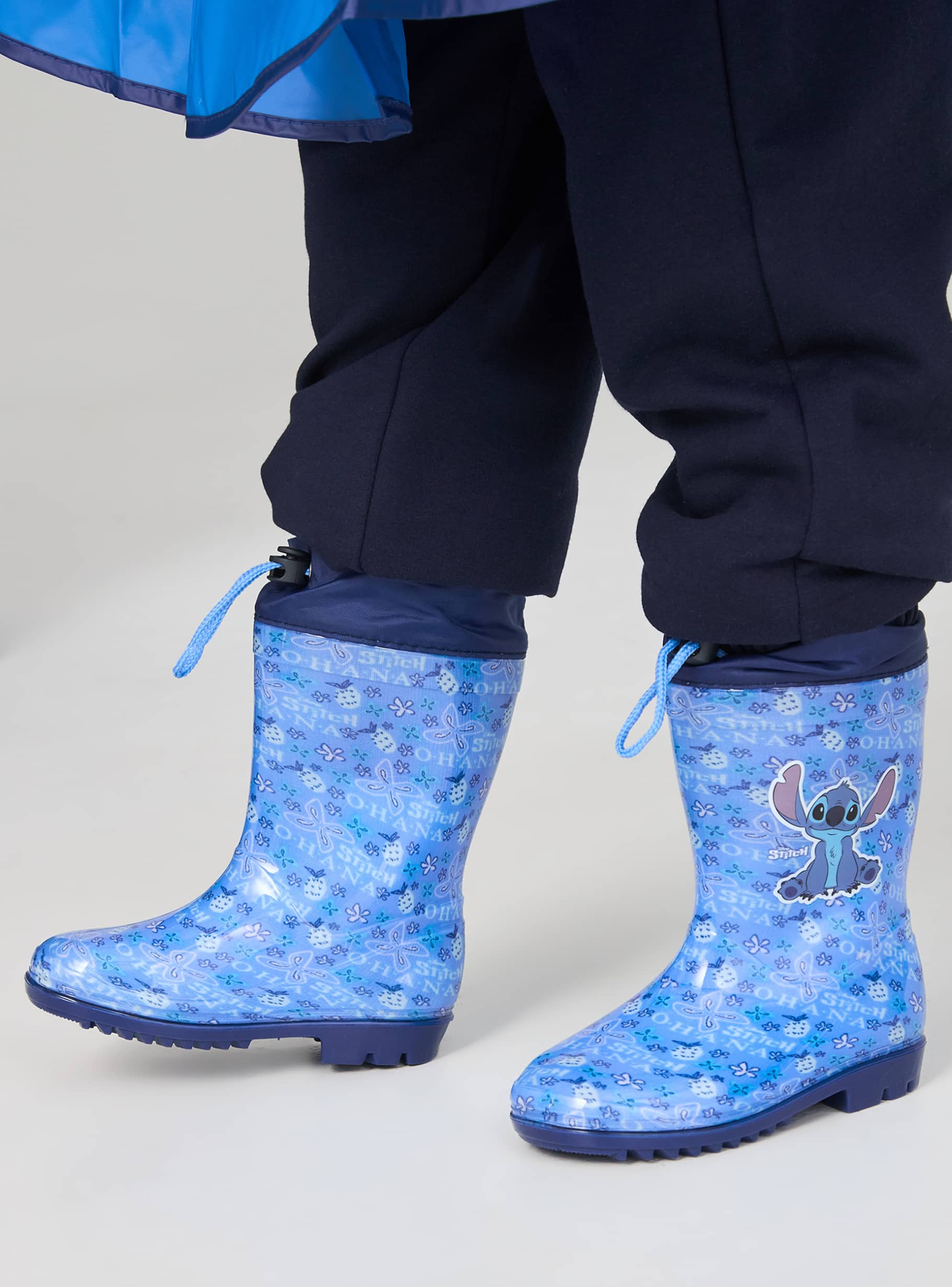 Stitch print waterproof boots var sky blue Terranova