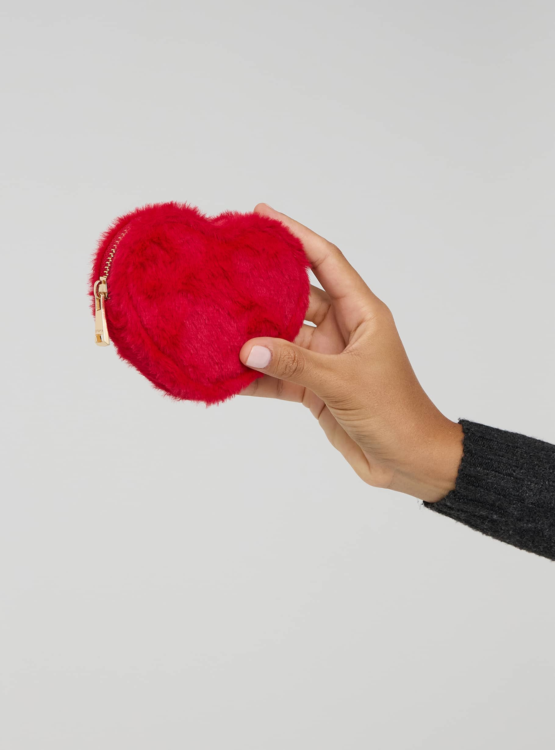 Portafoglio a cuore peloso Rosso Acquista Online Terranova