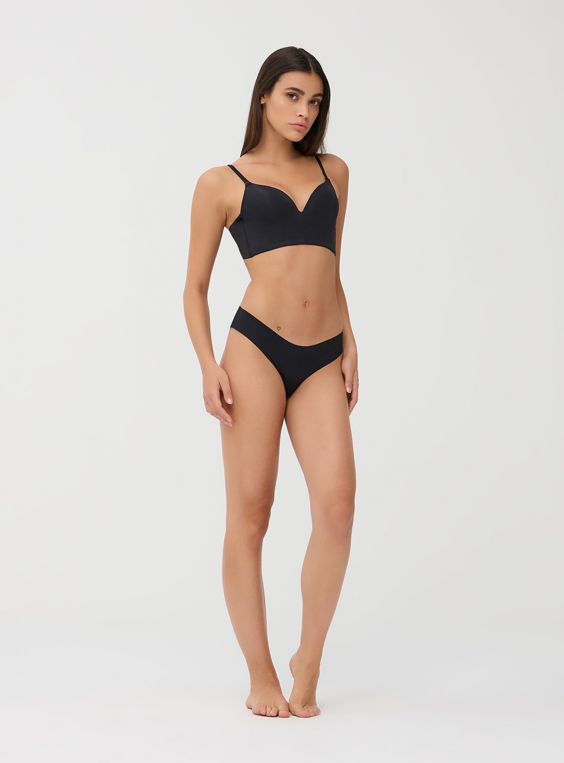 Reggiseno imbottito push up multifunzionale Nero Acquista Online Terranova