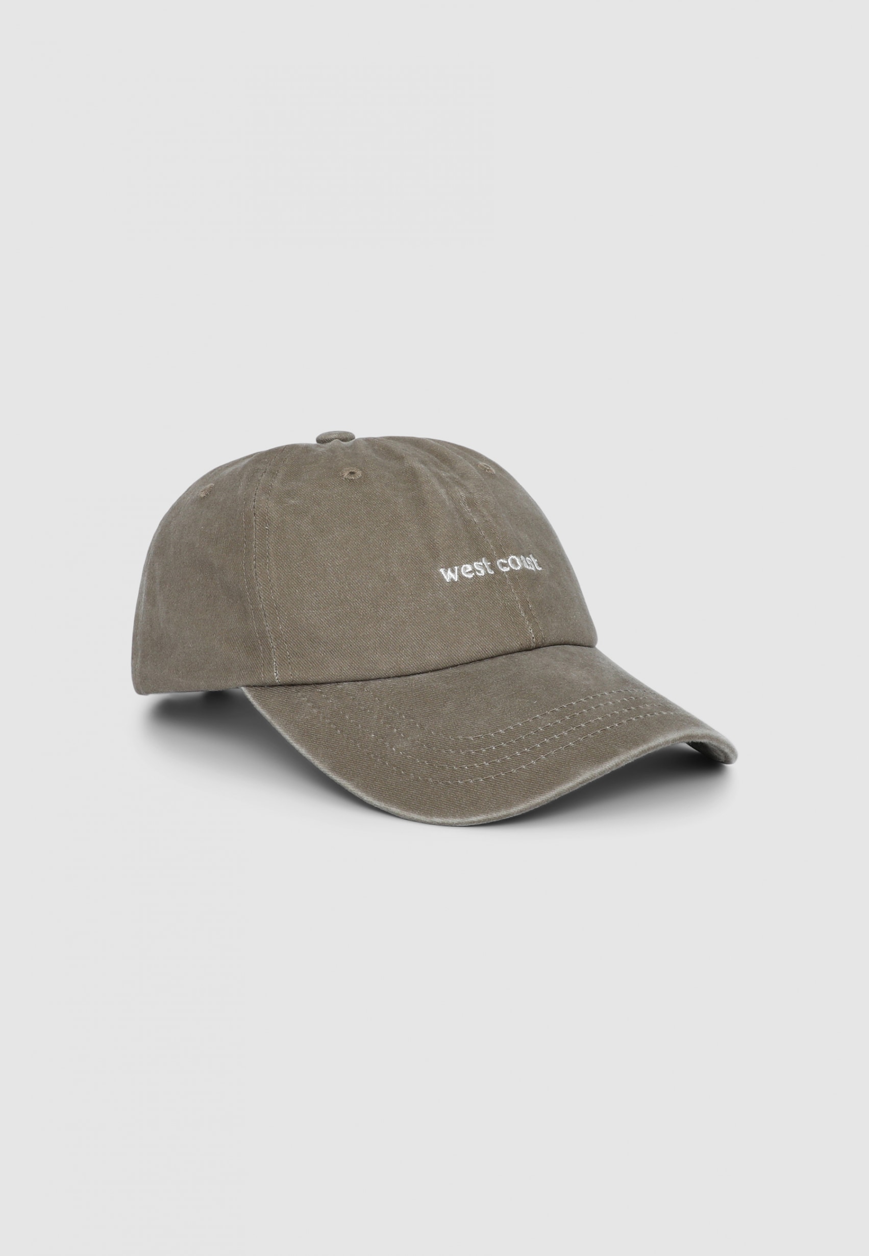 Beige Soft baseball cap with urban lettering - Buy Online
