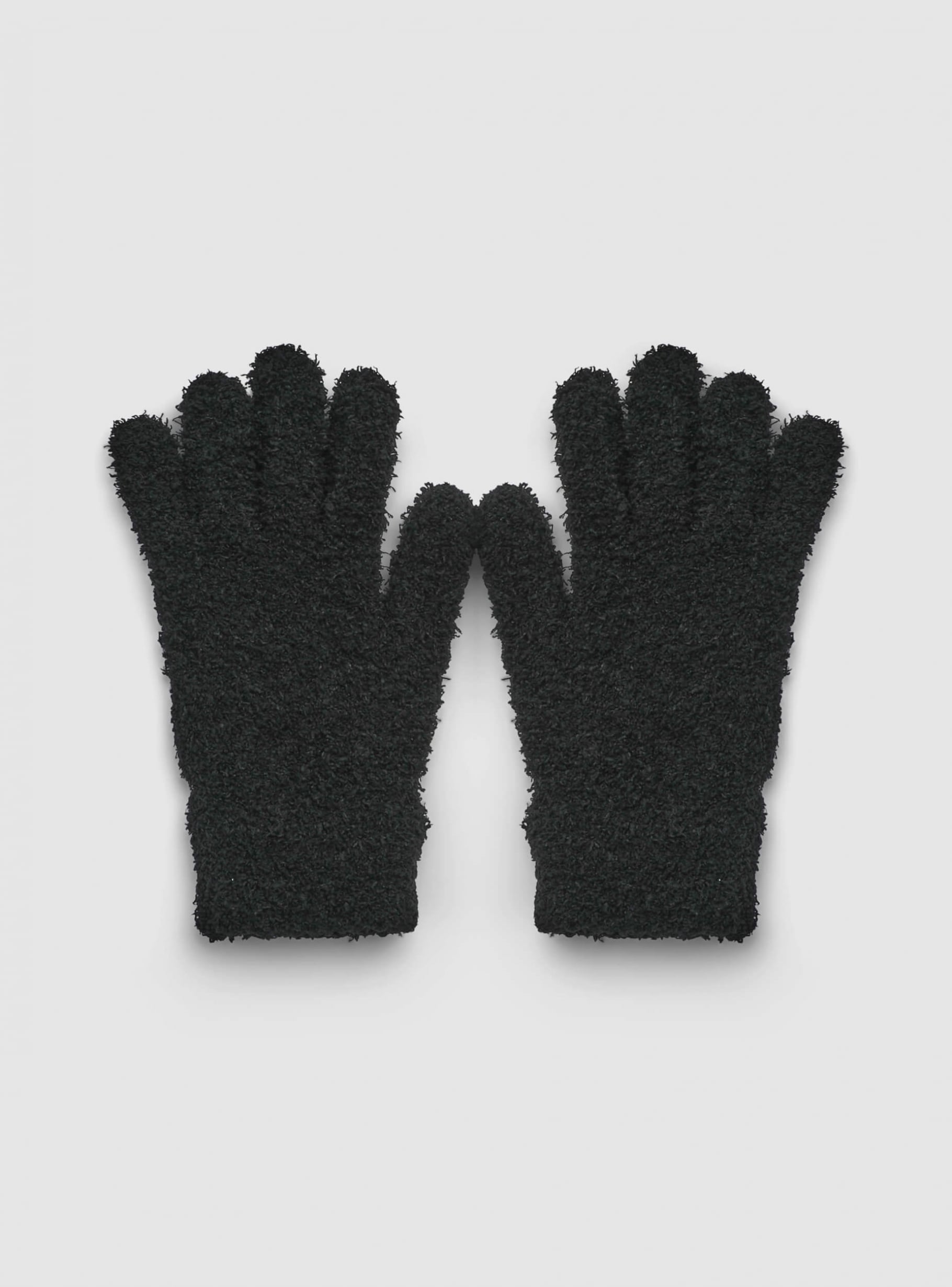 Black Soft five-finger gloves Buy Online Terranova