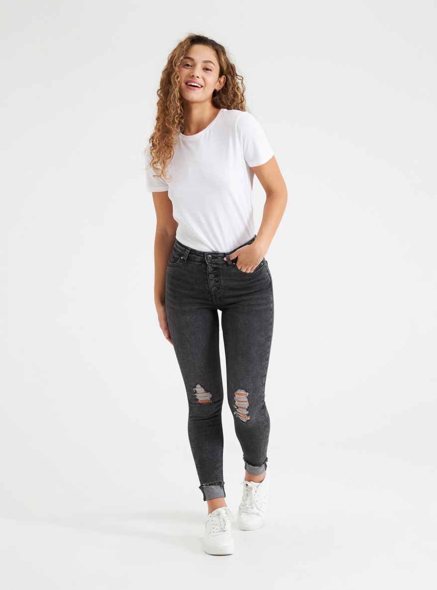 Long pants jeans Woman Terranova