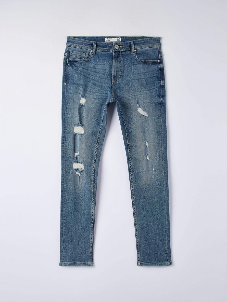 Pantalone Jeans Lungo Herren Terranova