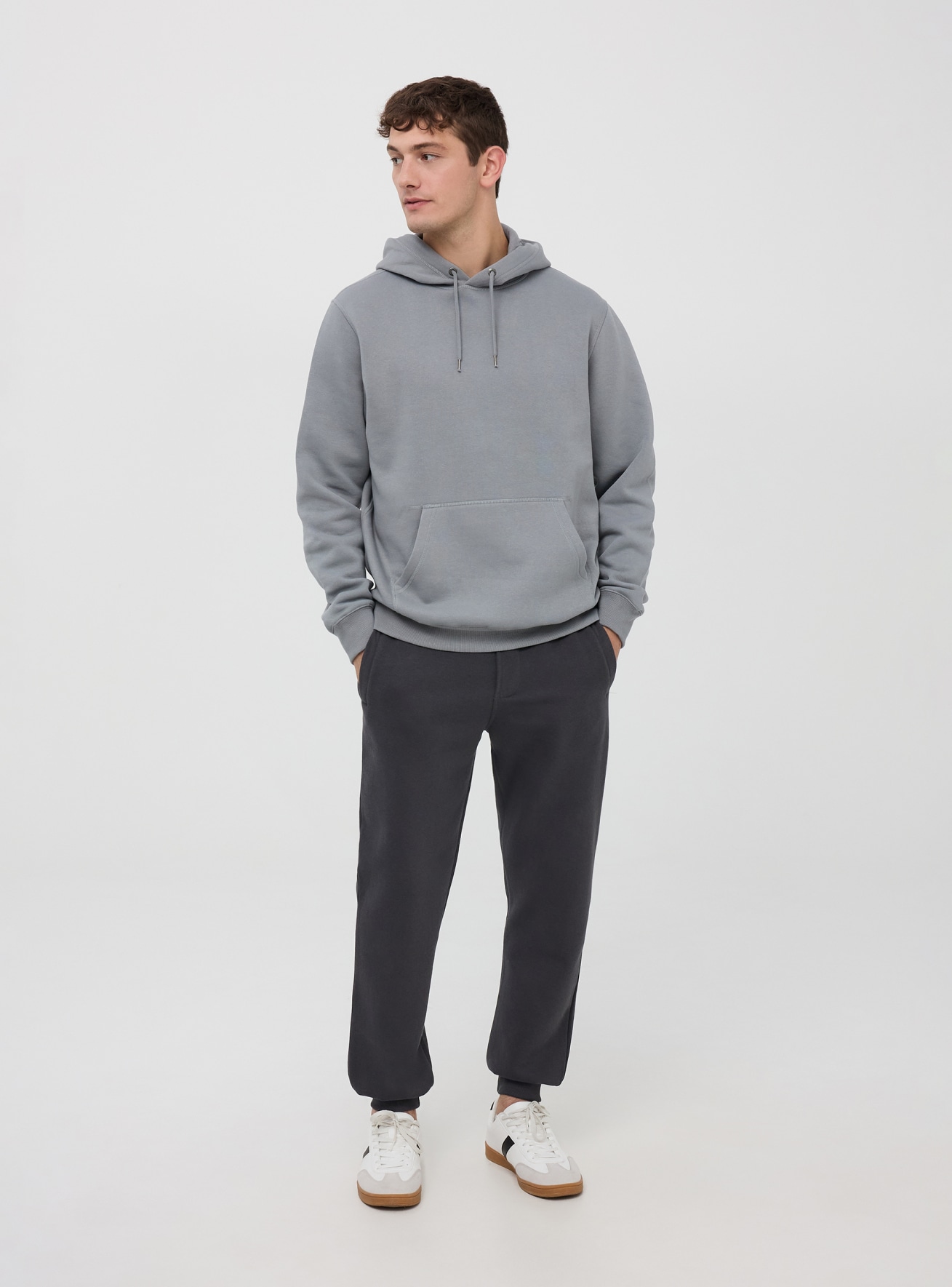 Grey lead Plain hoodie - Buy Online | Terranova