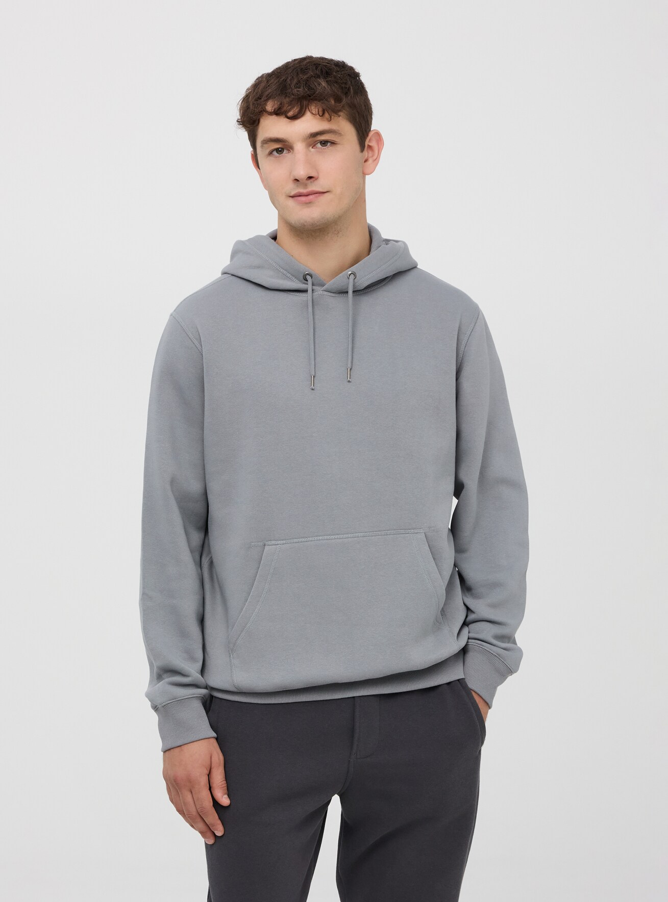 Felpa uomo grigia on sale