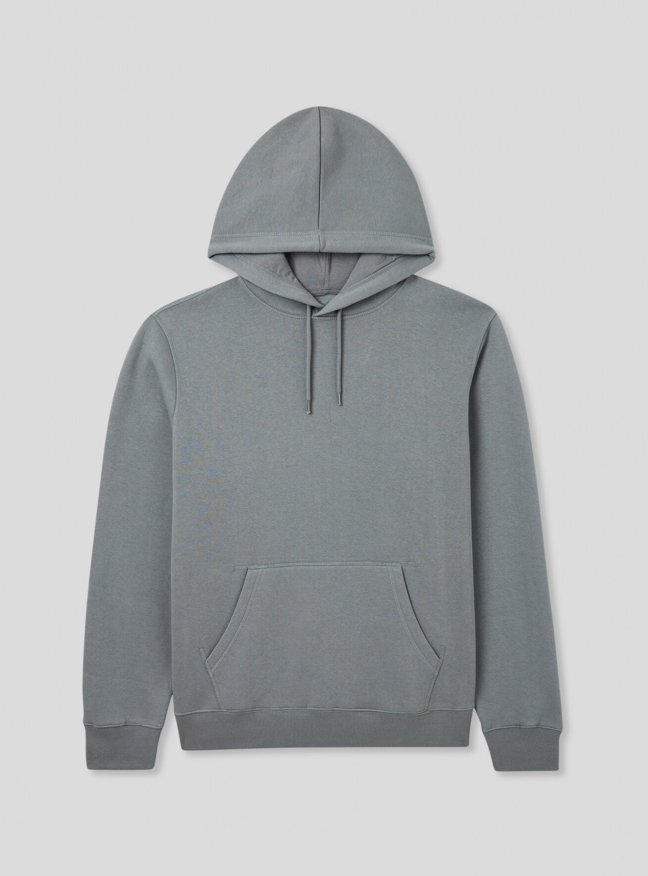 Plain hoodie grey lead Terranova