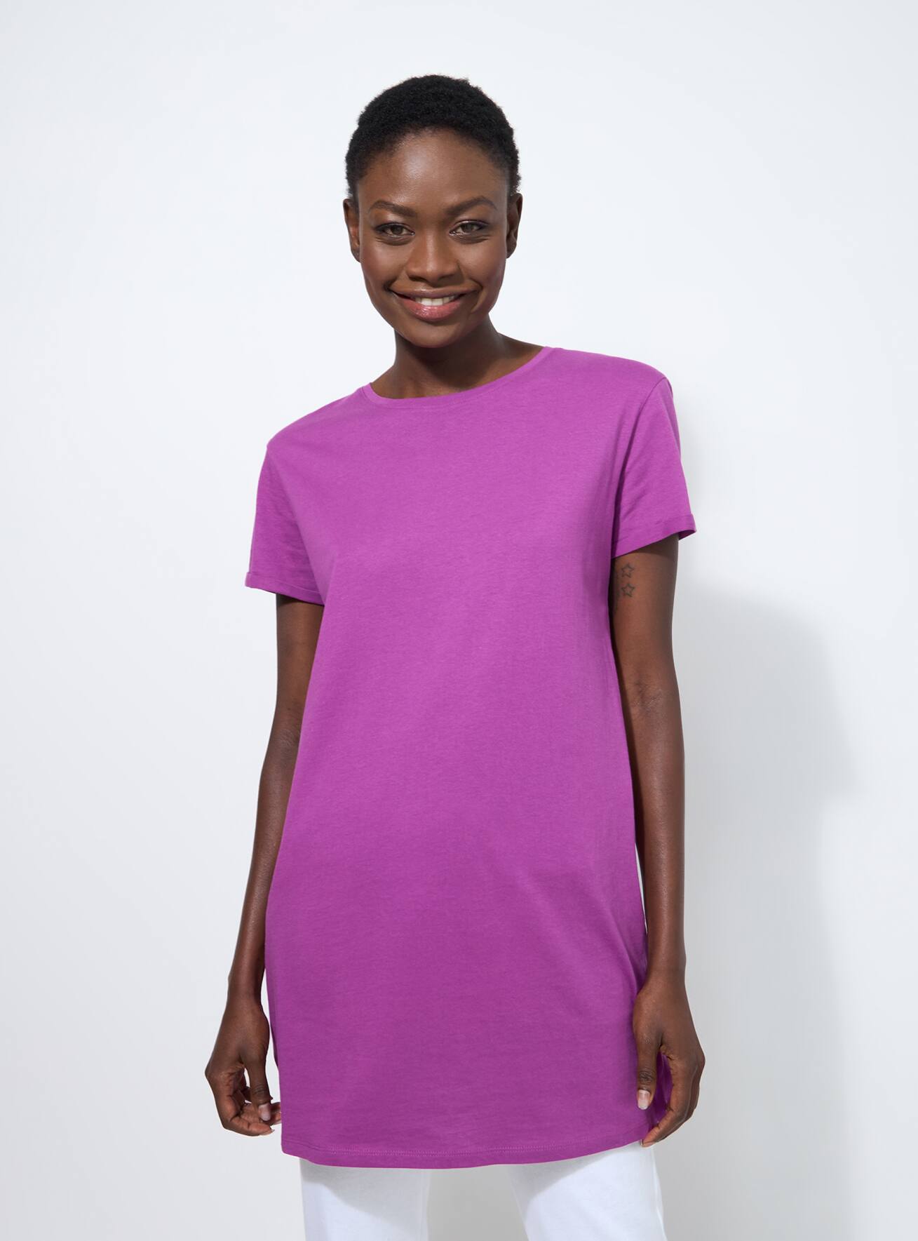 Tee shirt violet sales