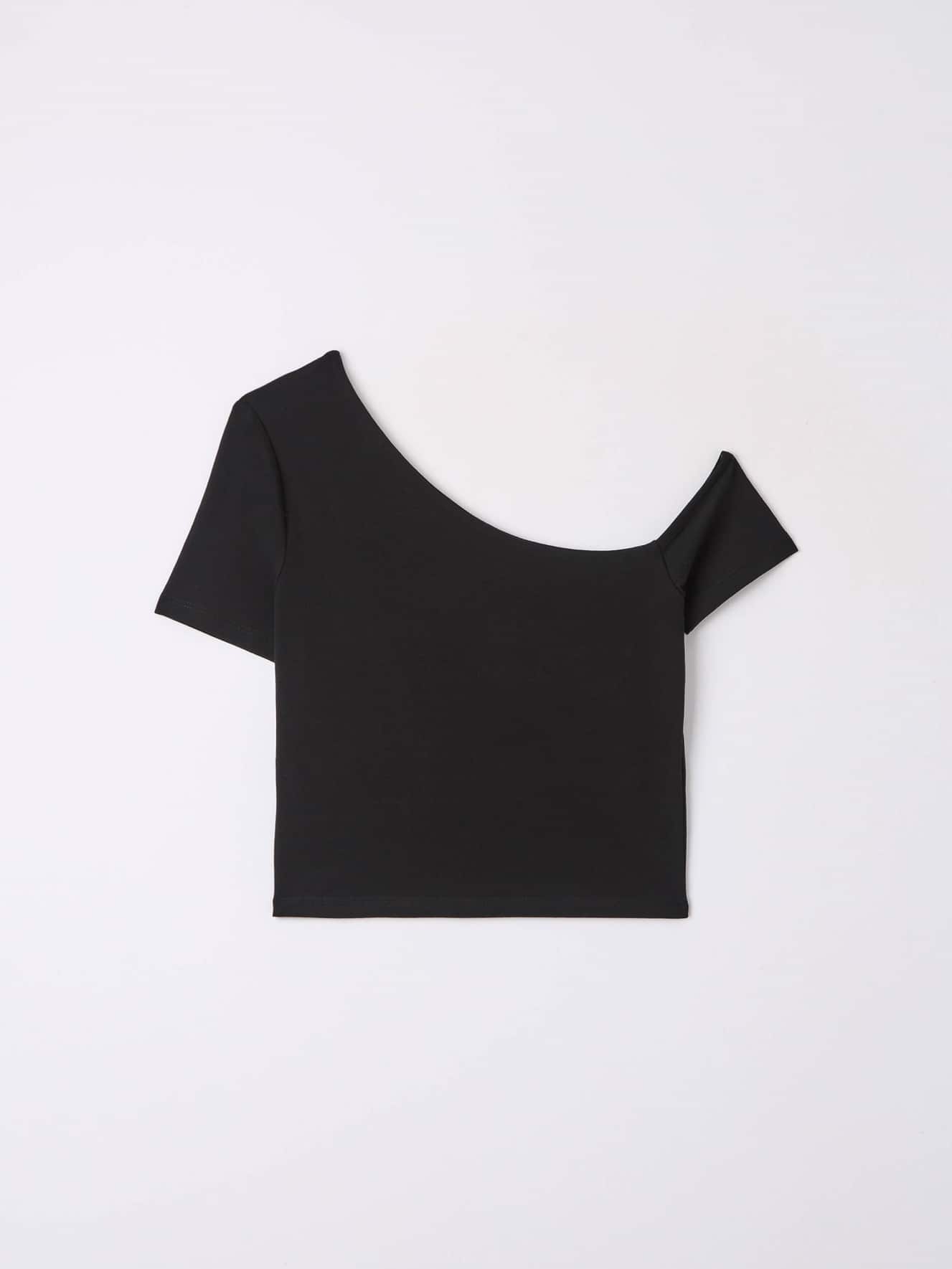 T-shirt cut out asimmetrico