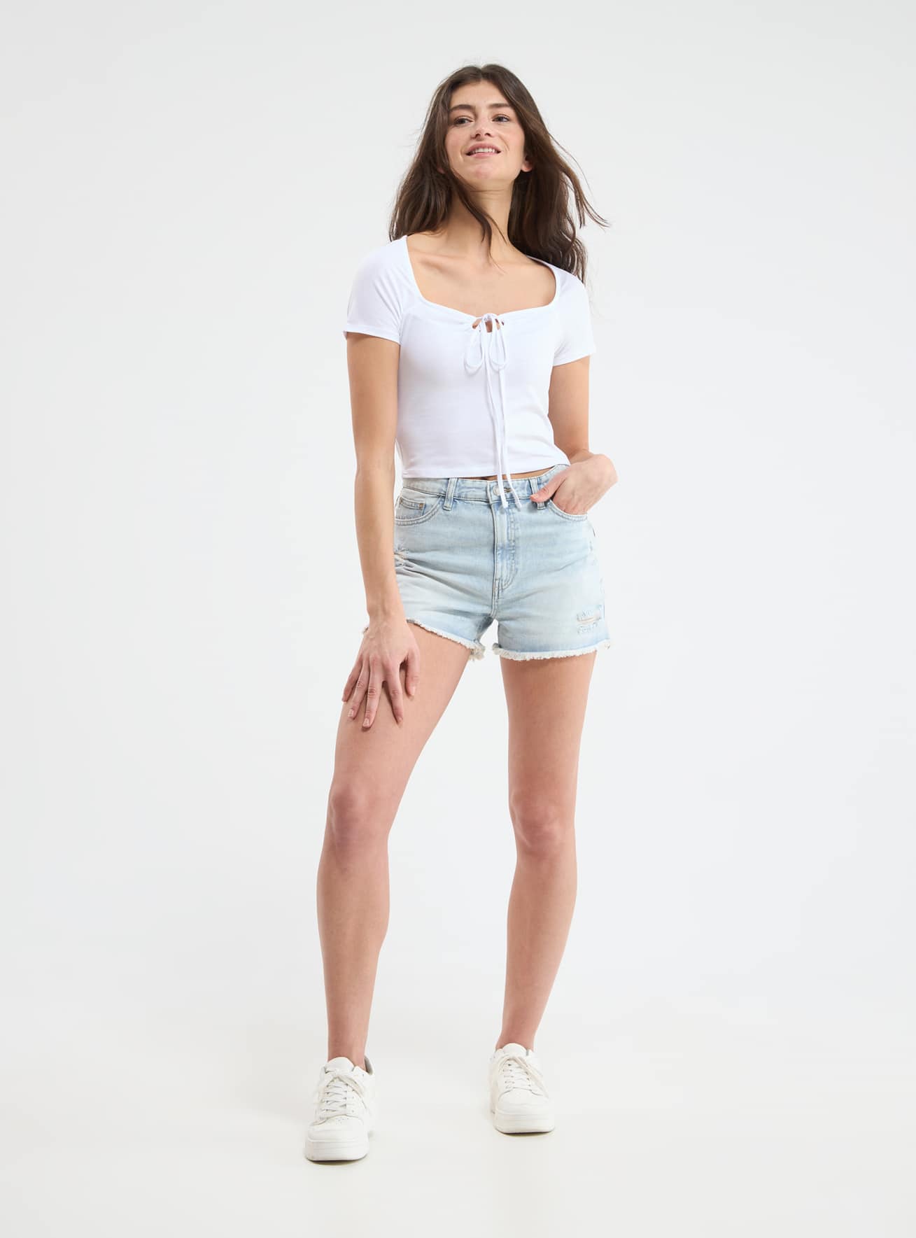 Short pants jeans Woman Terranova
