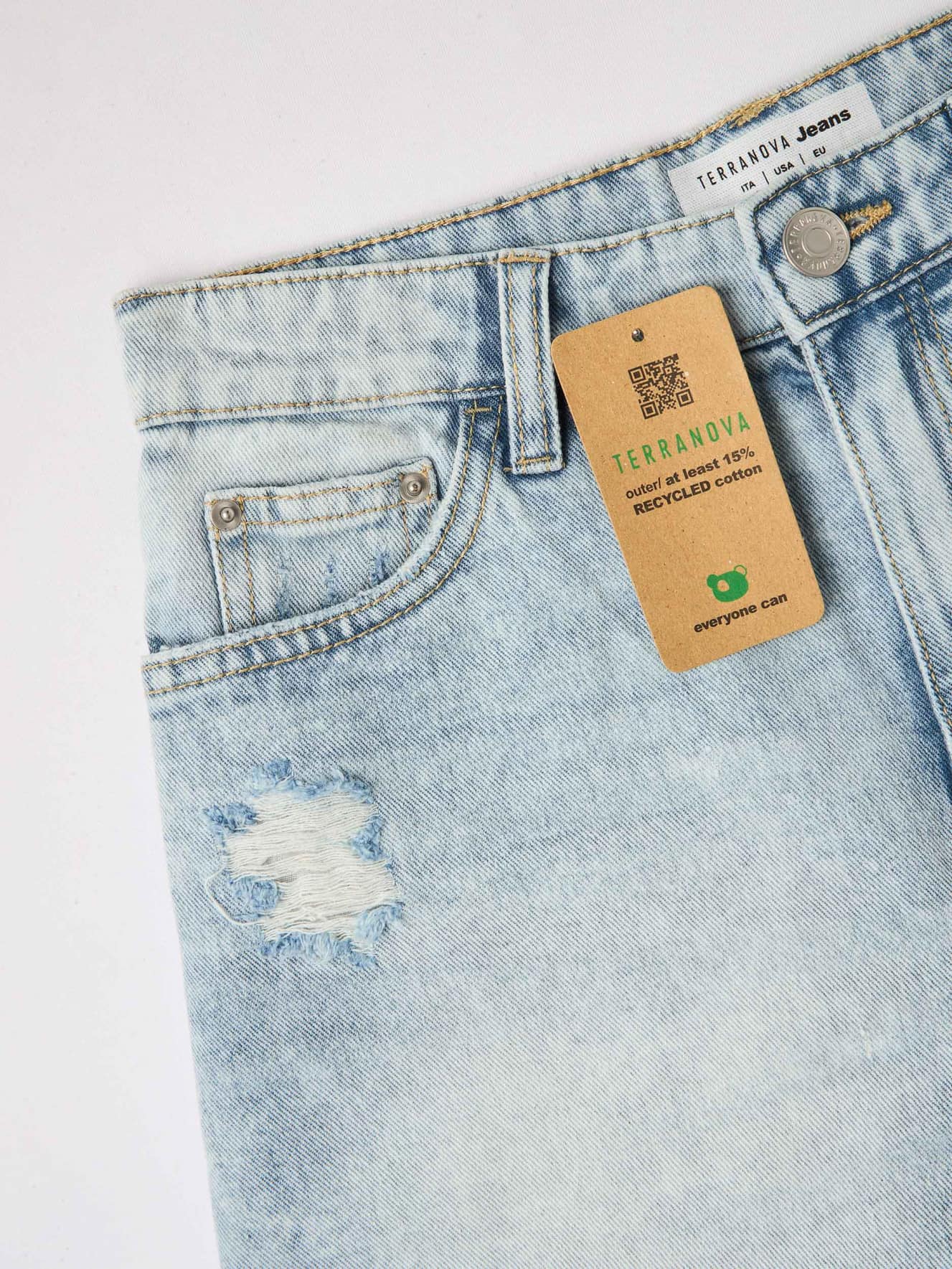 Short pants jeans Woman Terranova
