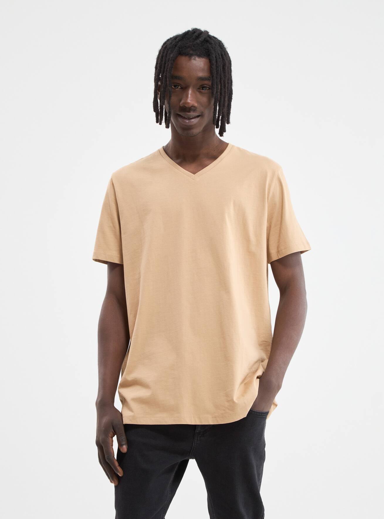 Men's v neck short sleeve t shirts shop