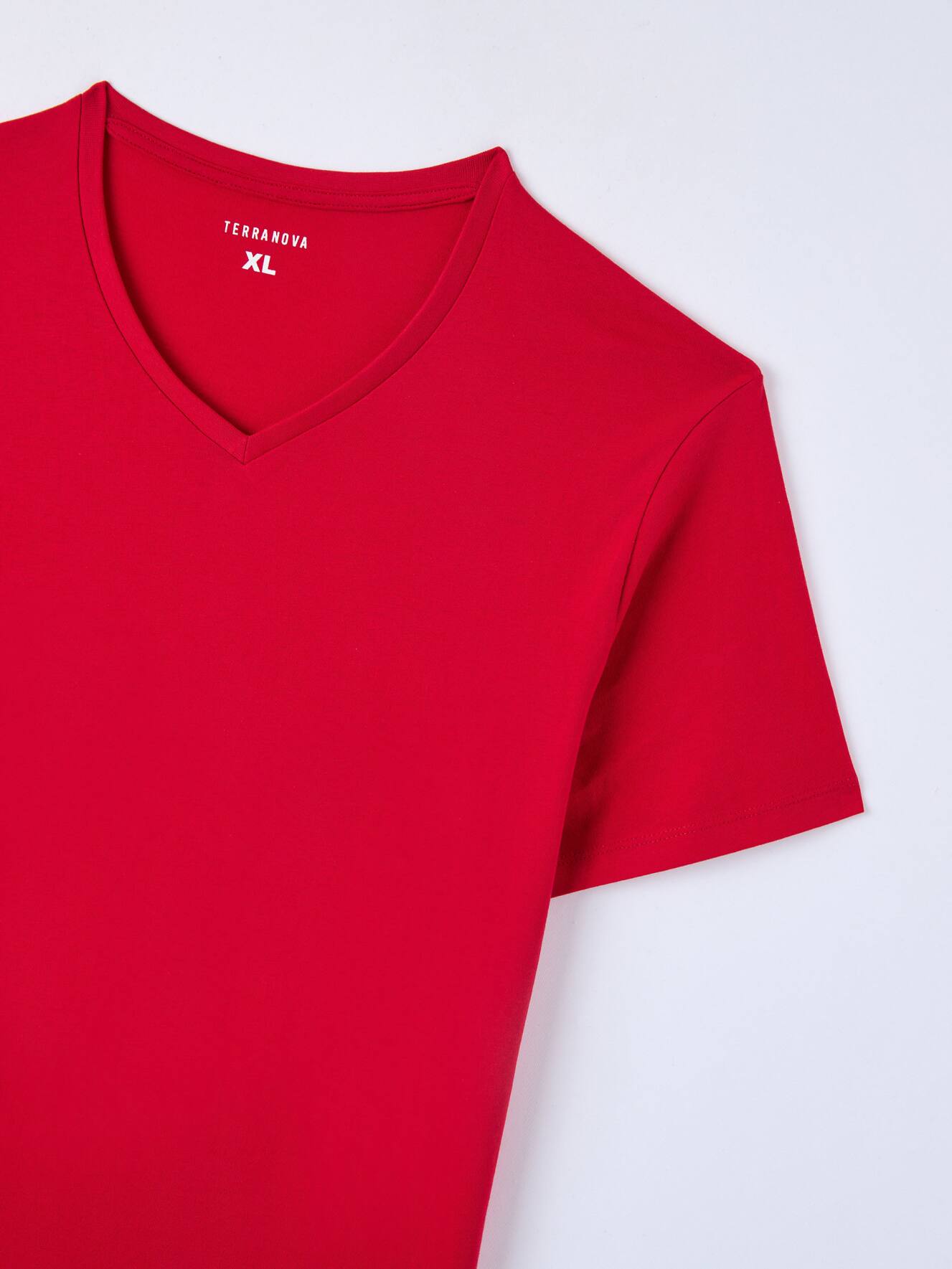 T shirt scollo av uomo cheap