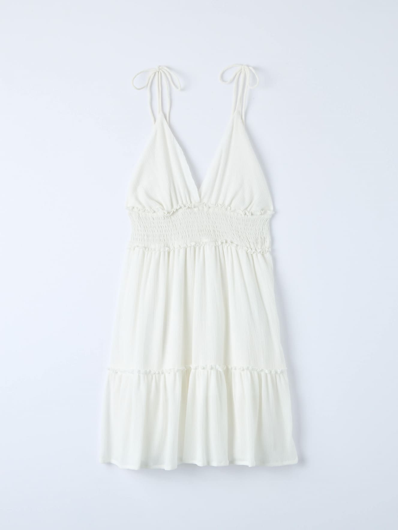Vestito con spalline sottili