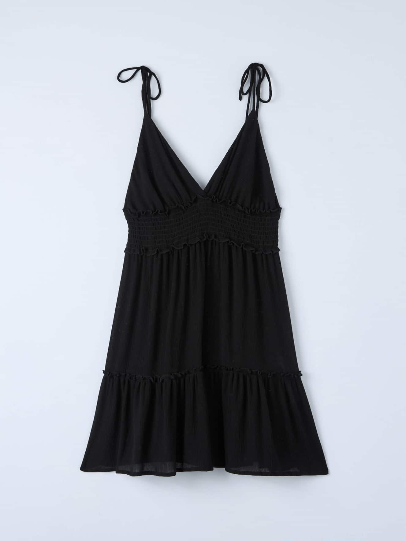 Vestito con spalline sottili