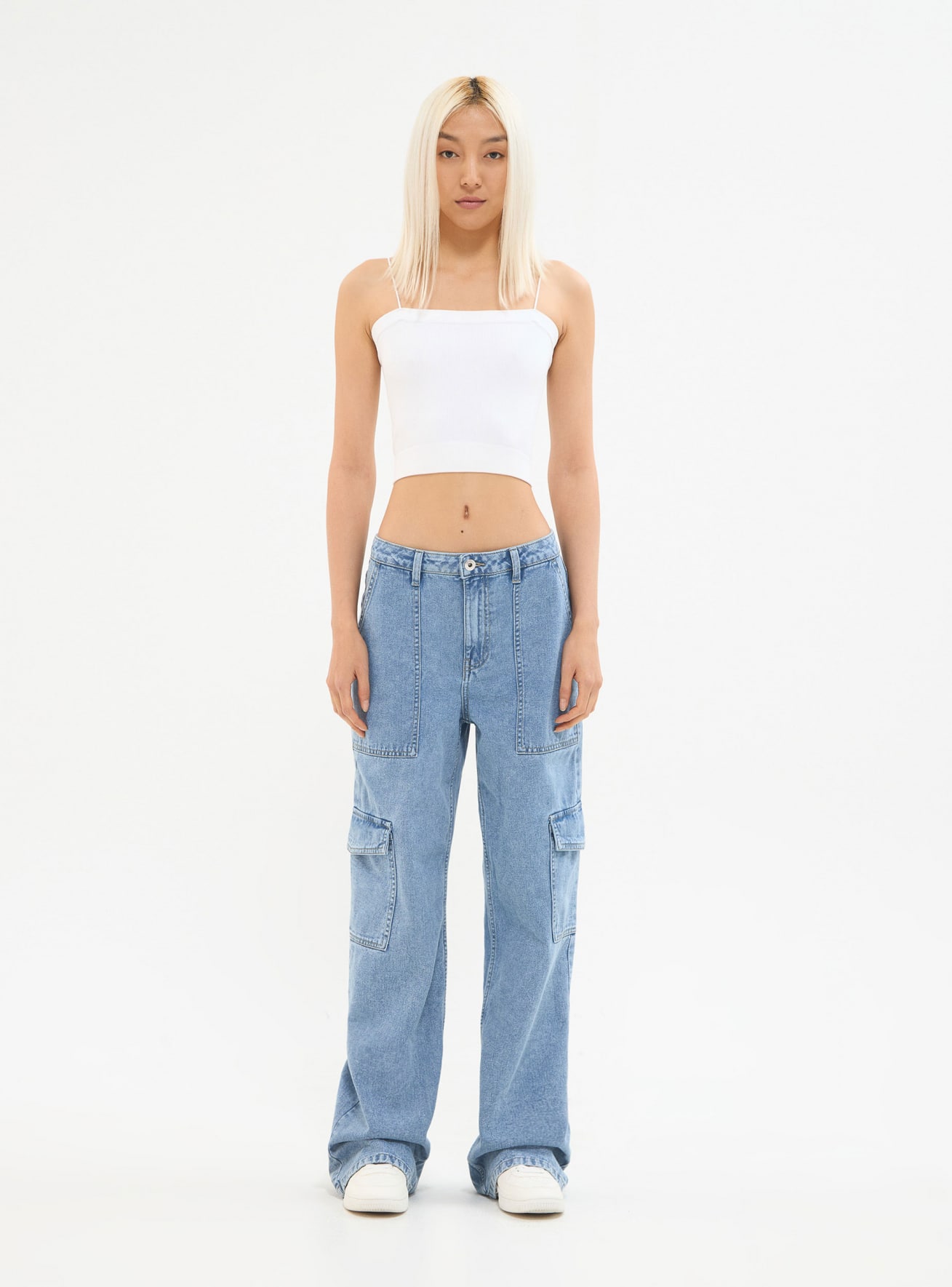 Pantalone Jeans Lungo Donna Terranova