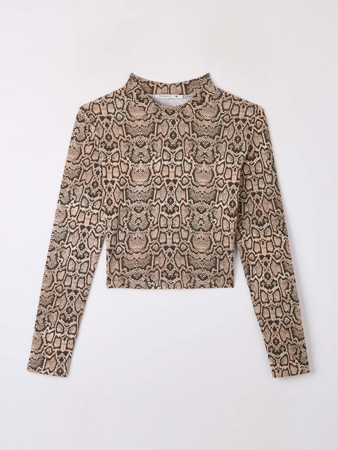 Maglietta pitonata on sale