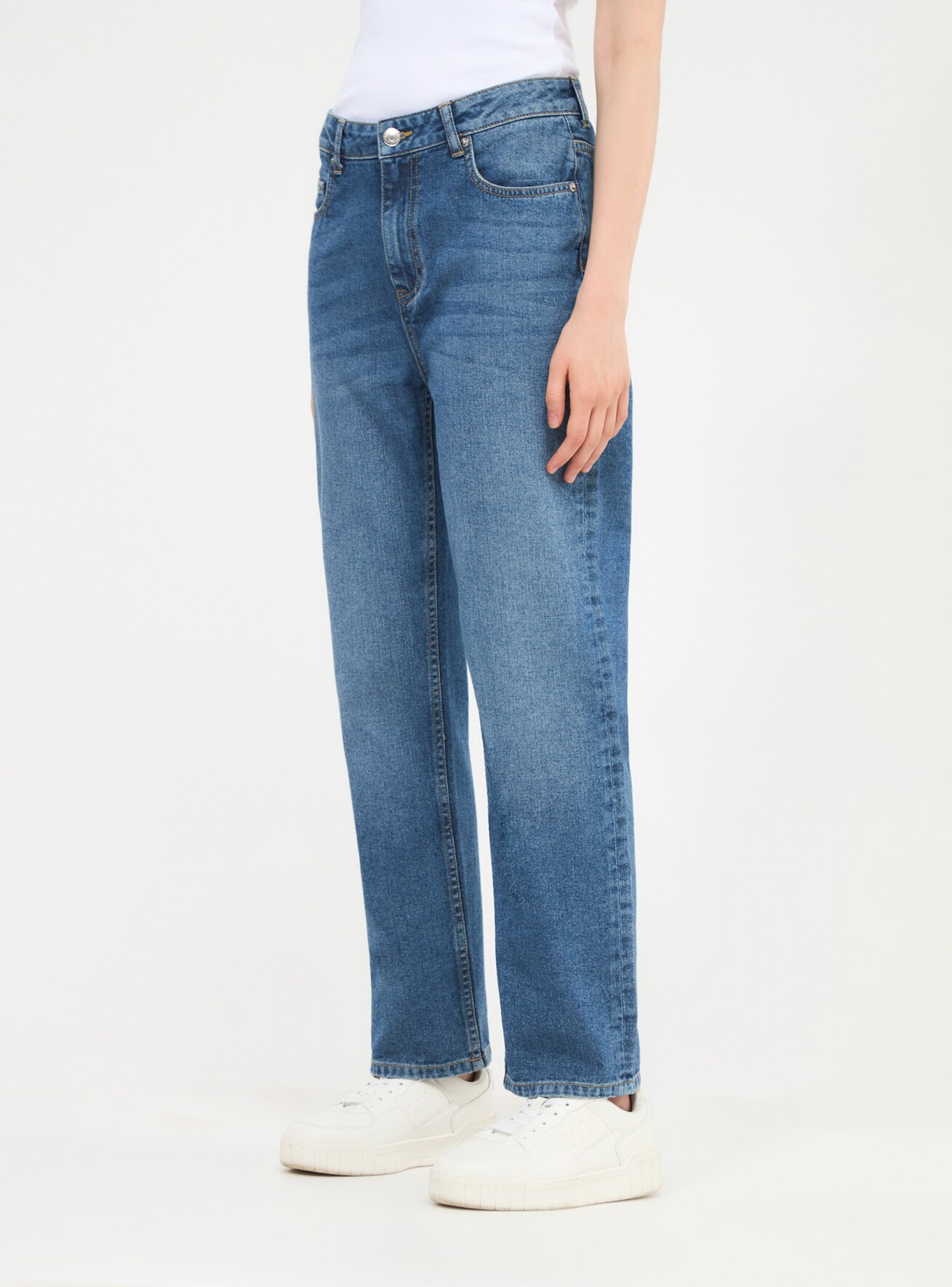Pantalone Jeans Lungo Donna Terranova