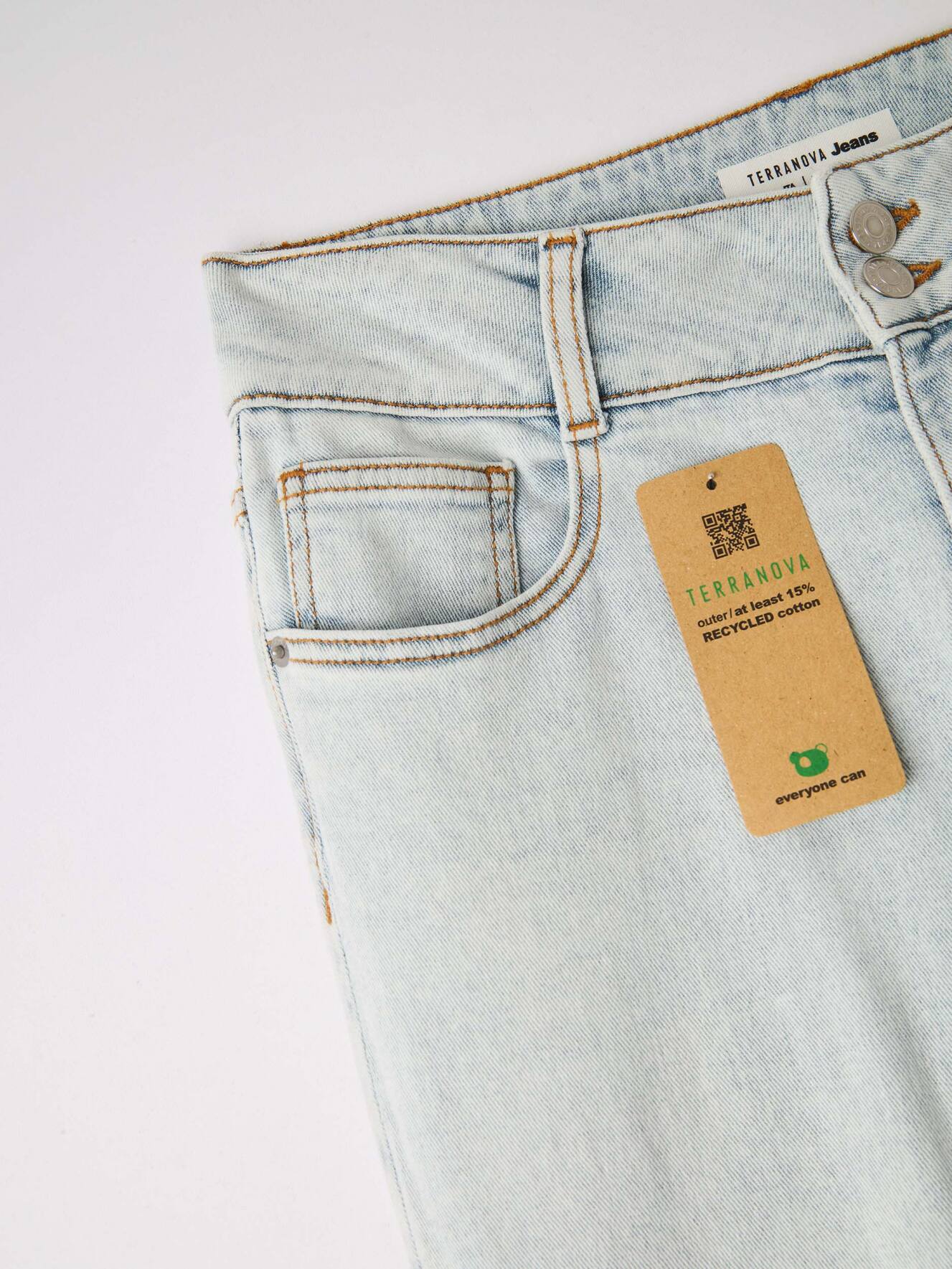 Long pants jeans Woman Terranova
