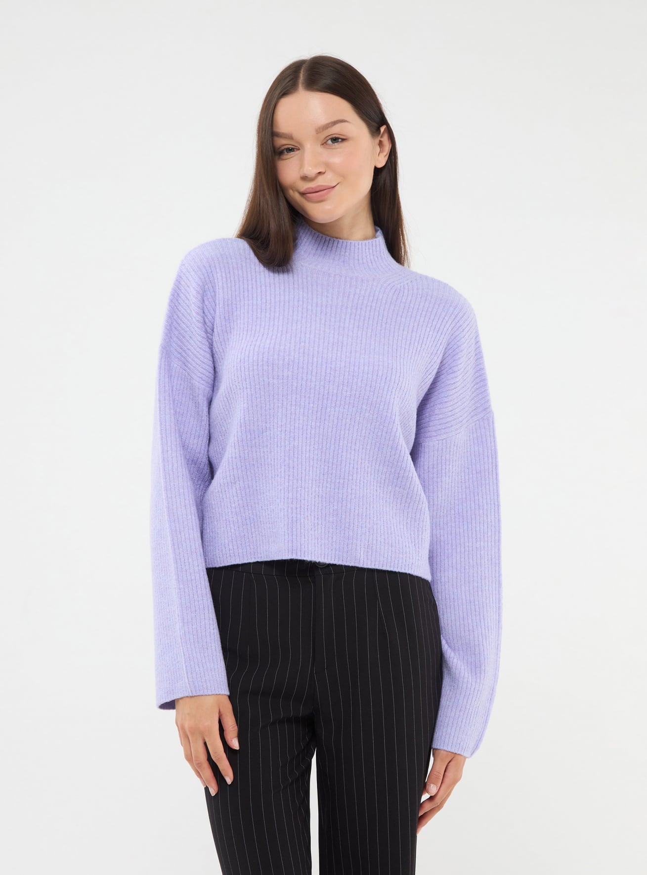 Lilla Ribbed turtleneck top Buy Online Terranova