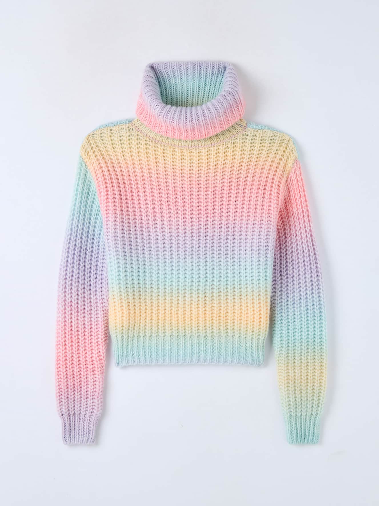 Maglia dolcevita fantasia multicolor Multicolor Acquista Online Terranova