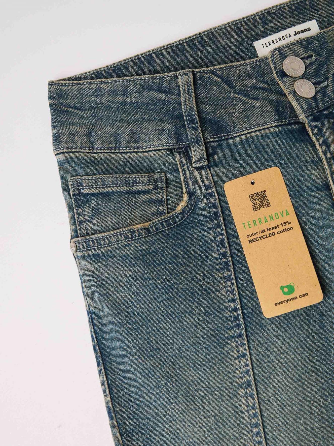 Pantalone Jeans Lungo Donna Terranova
