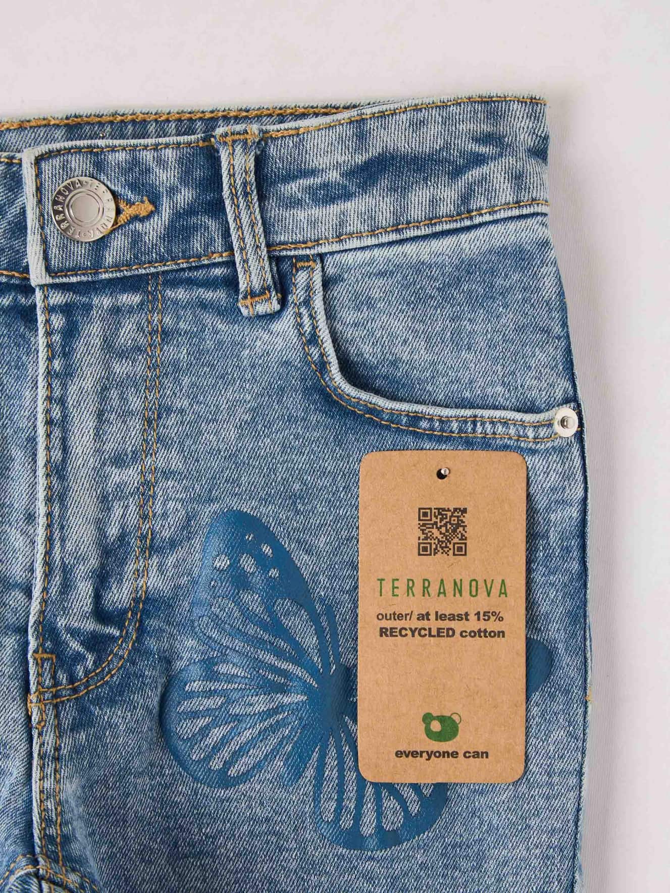 Pantalone Jeans Lungo Mädchen Terranova