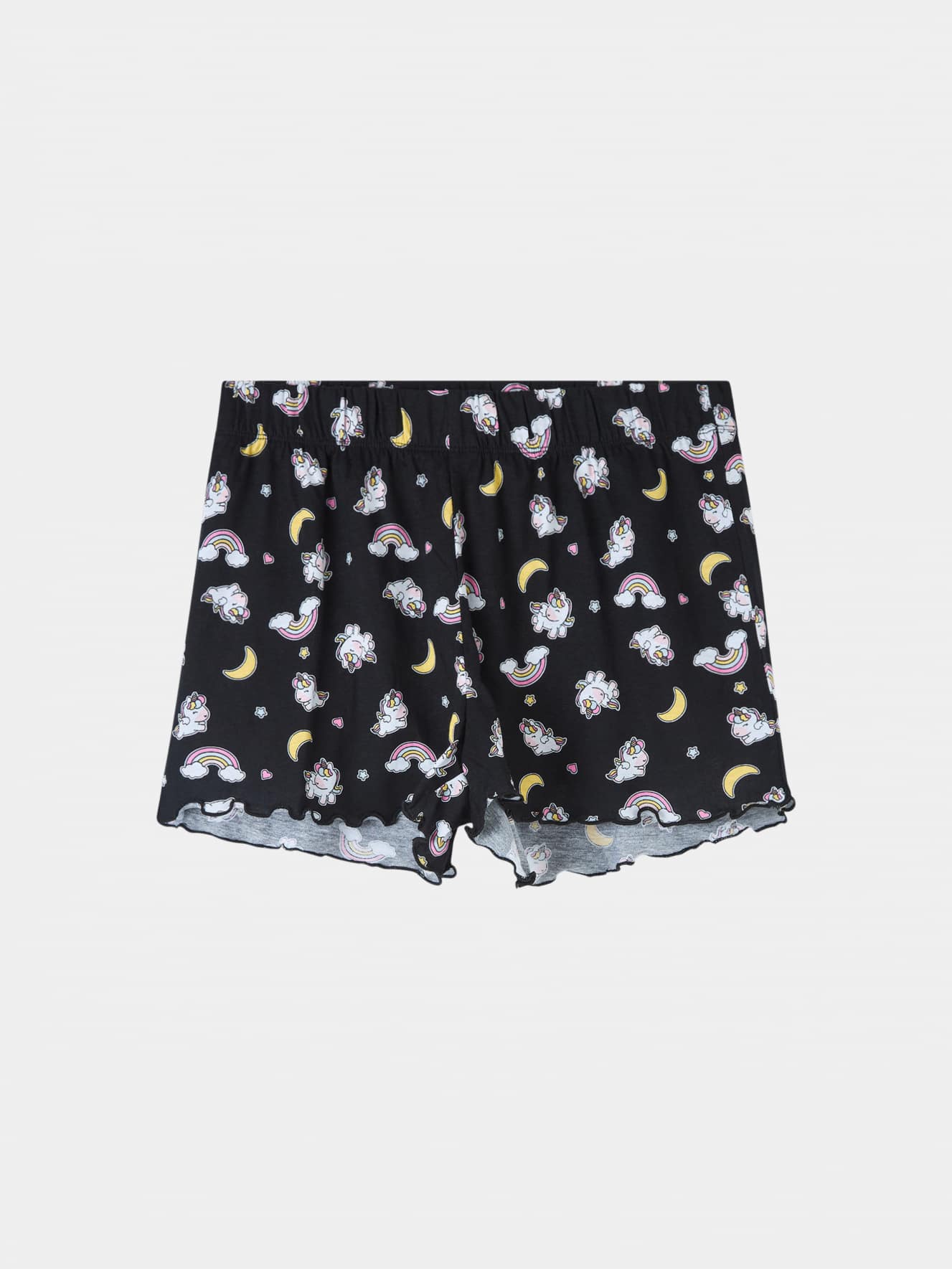 Shorts pigiama stampe unicorno
