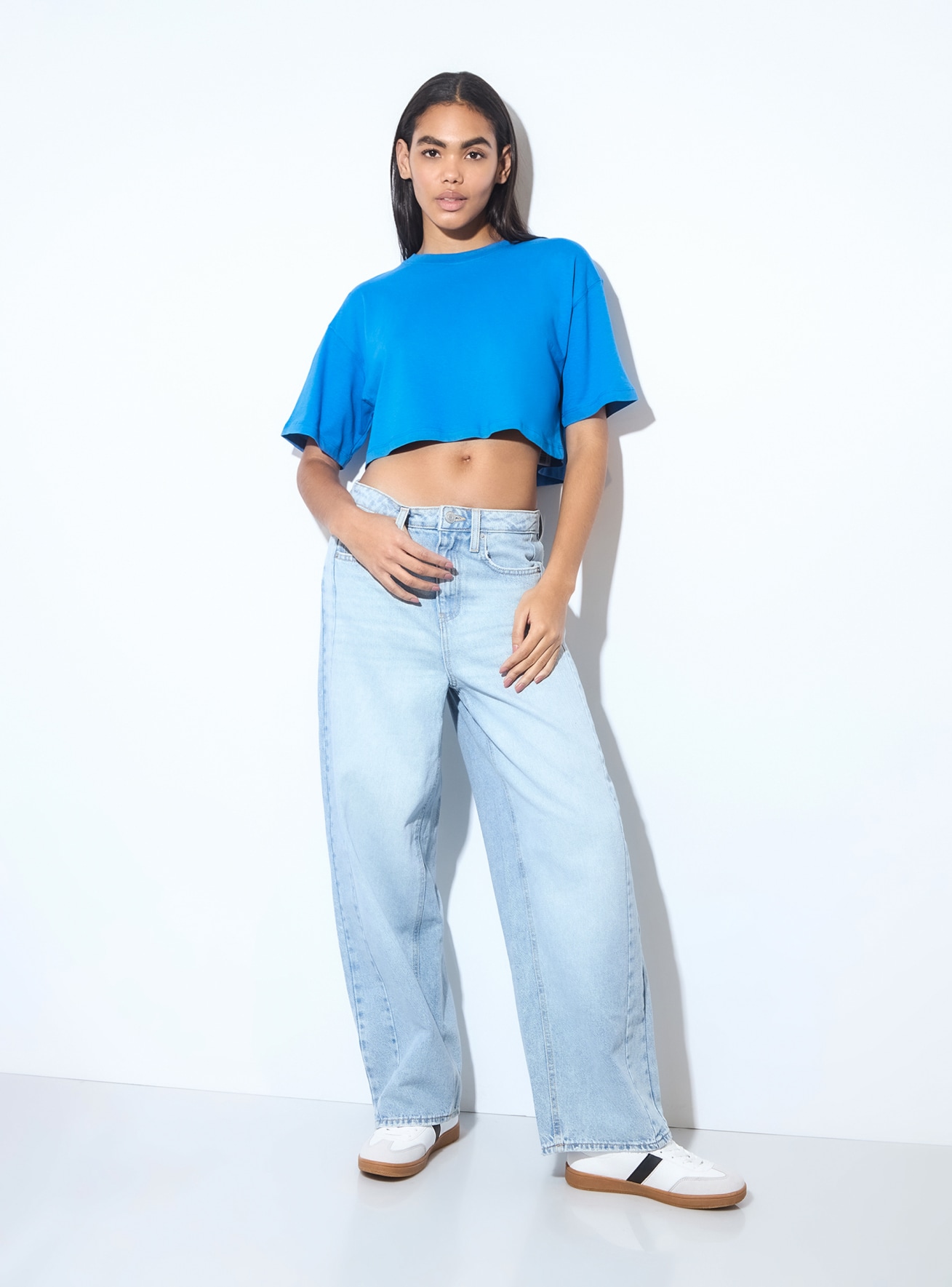 Pantalone Jeans Lungo Donna Terranova