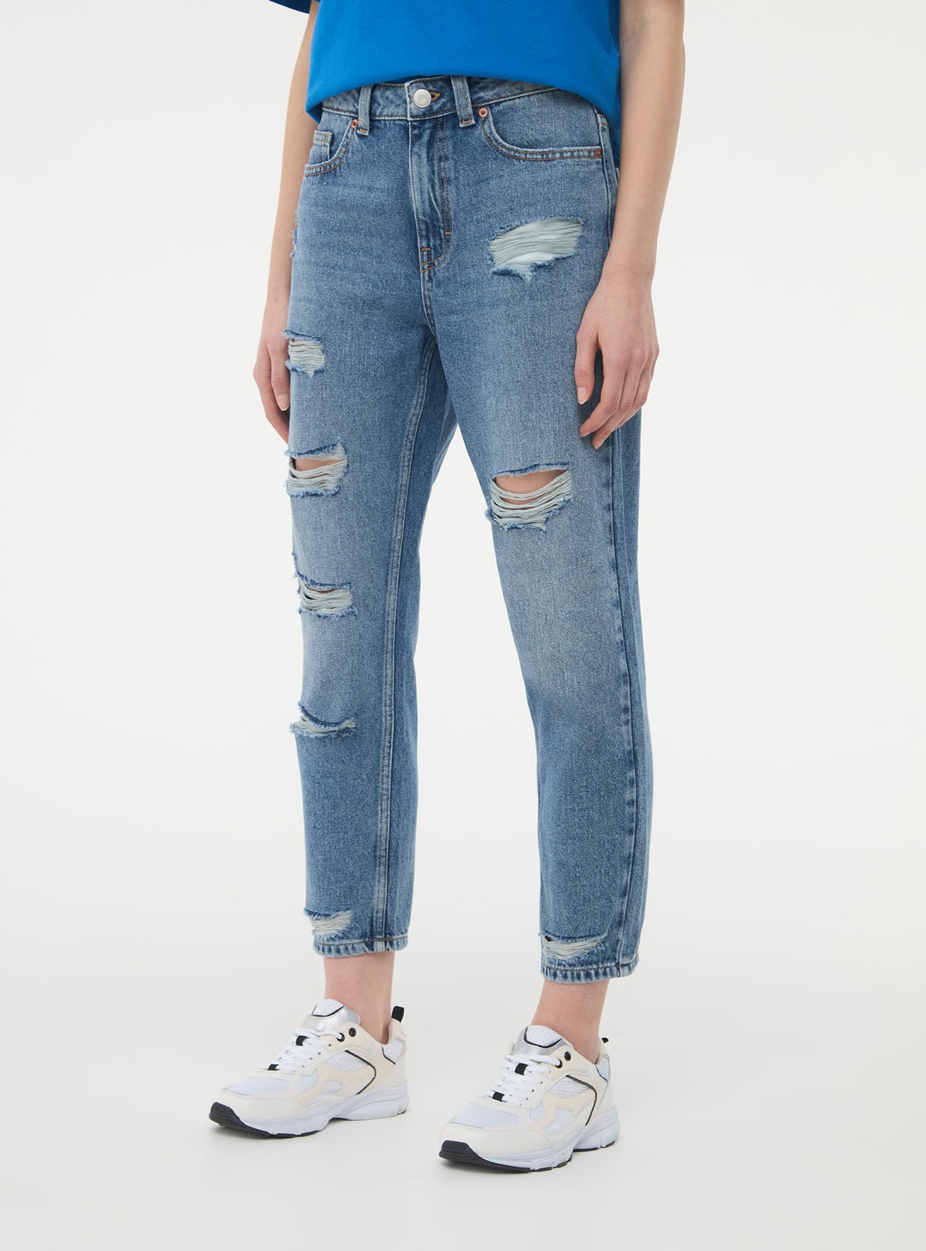 Pantalone Jeans Lungo Donna Terranova