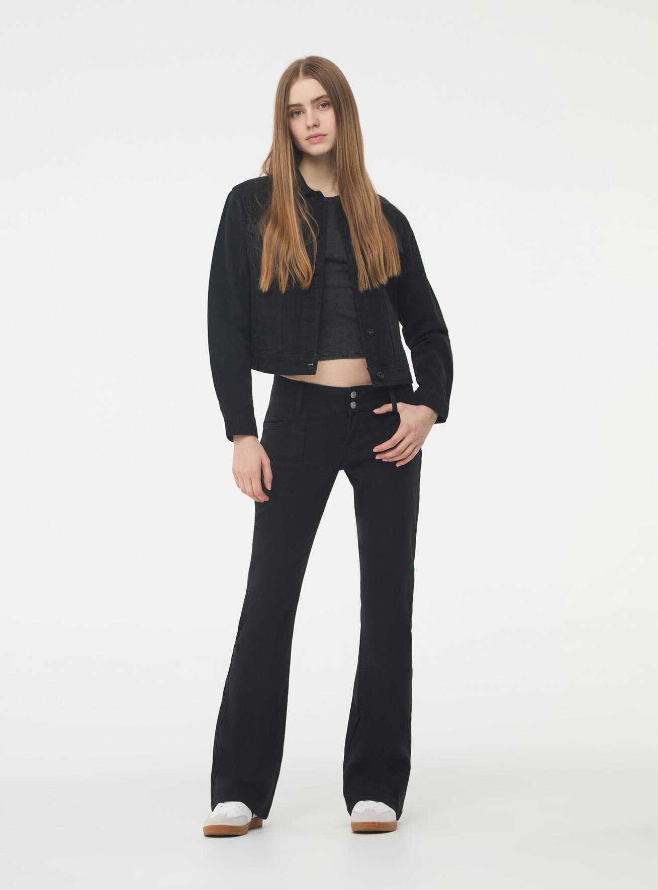 Pantalon taille basse femme pas cher sale