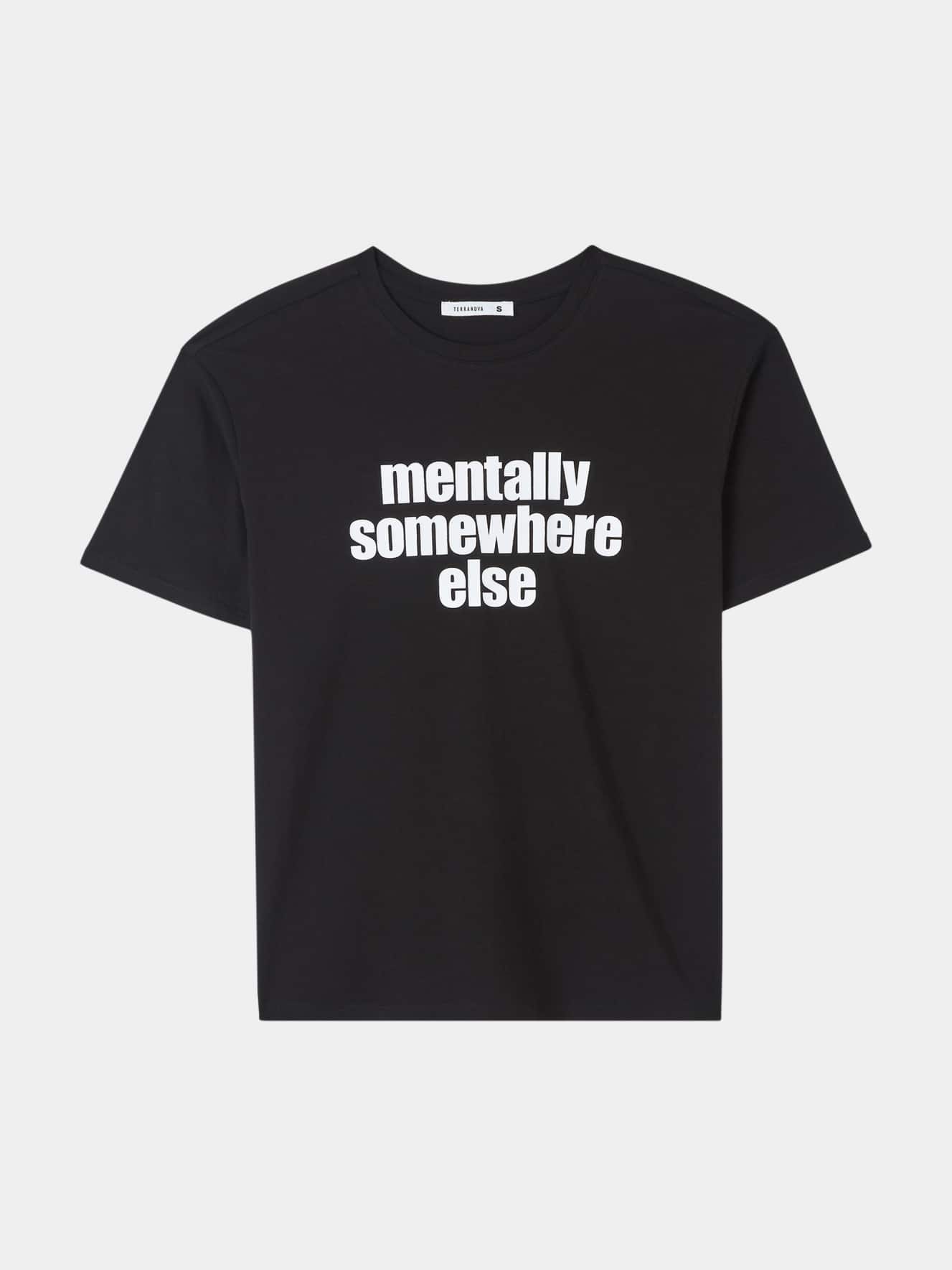 T-shirt oversize scritta