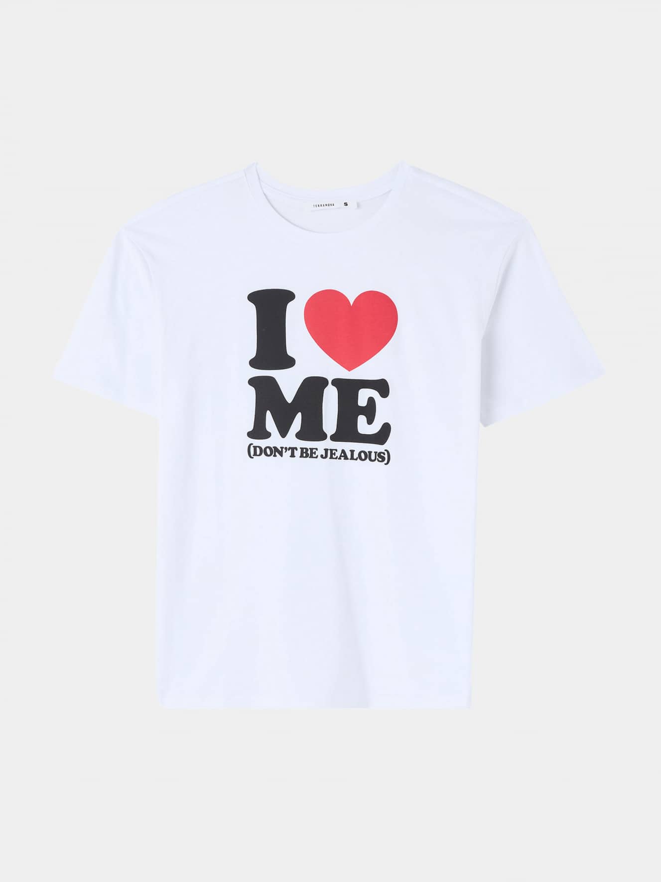 T-shirt oversize scritta