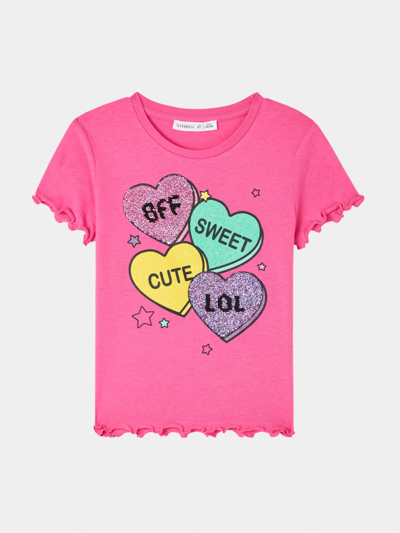 T-shirt stampe paillettes