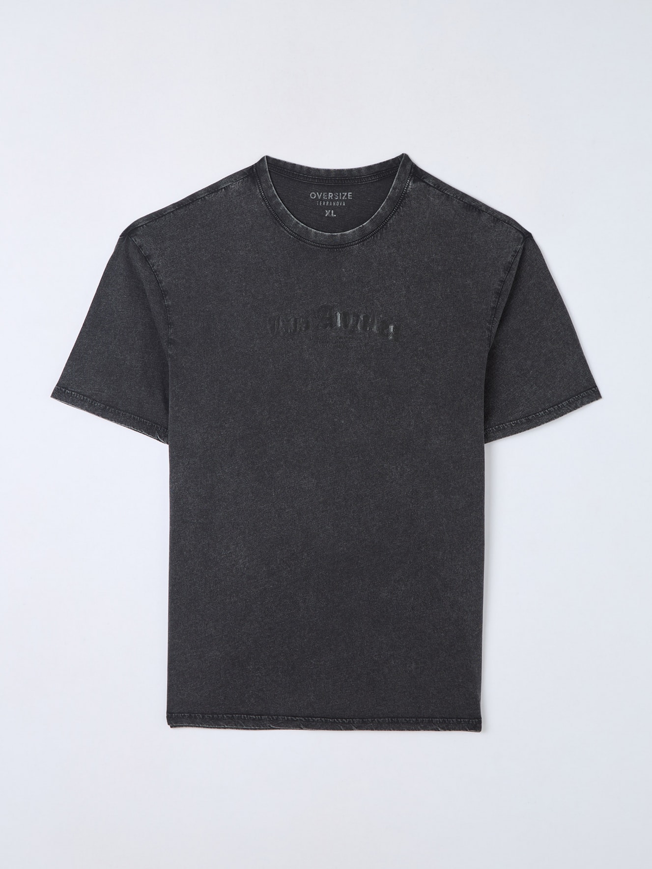 T-shirt oversize stampa gotica
