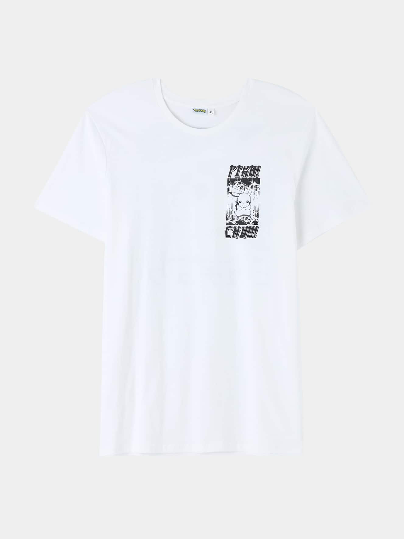 T-shirt stampa Pokemon fronte/retro