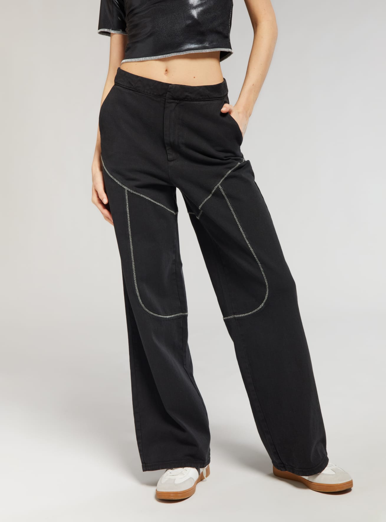 Pantalone Jeans Lungo Damen Terranova