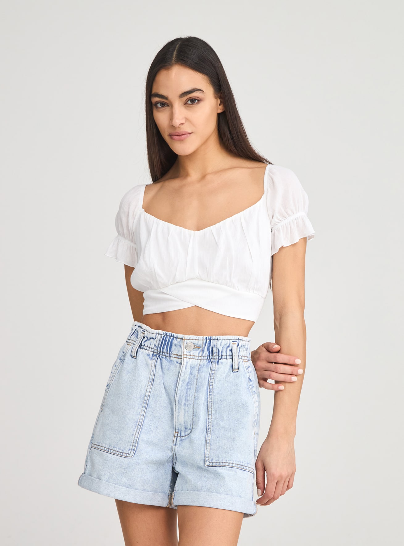 Short pants jeans Woman Terranova