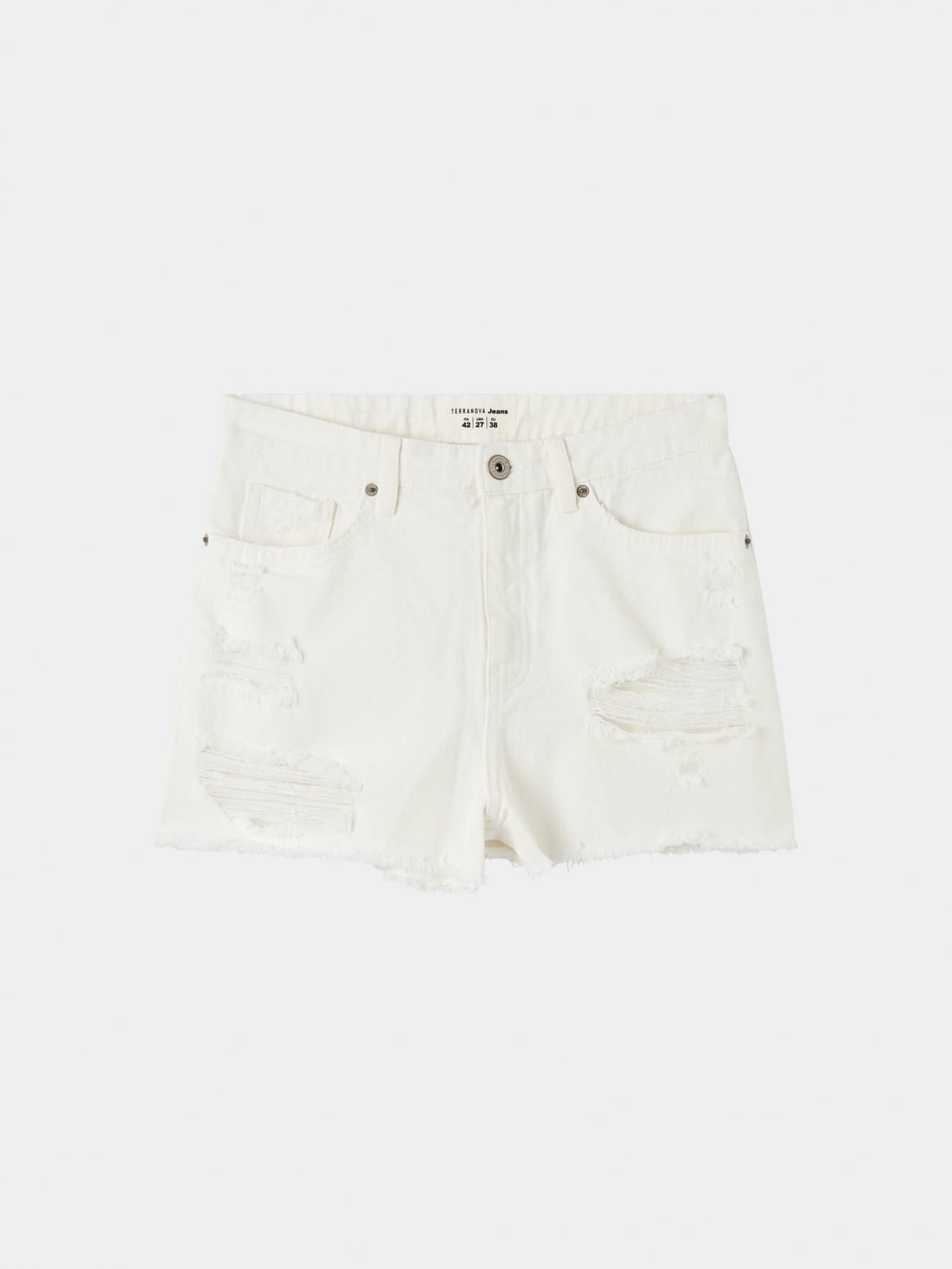 Short white pants clearance