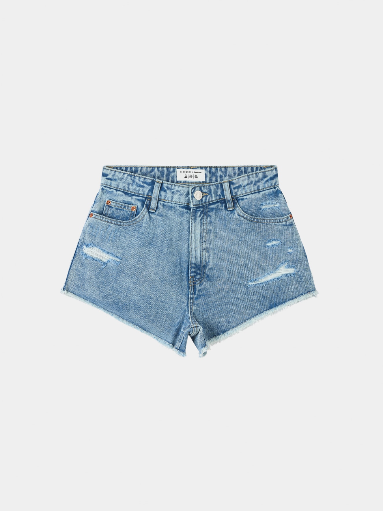 Pantalone Jeans Corto Donna Terranova