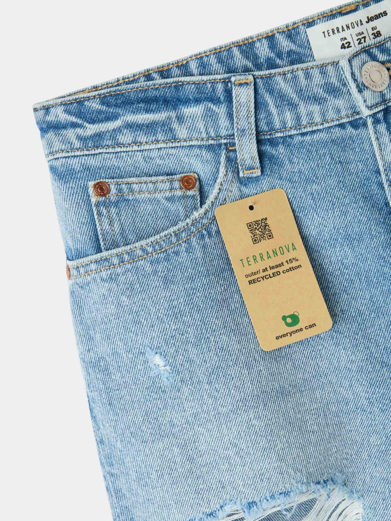 Short pants jeans Woman Terranova