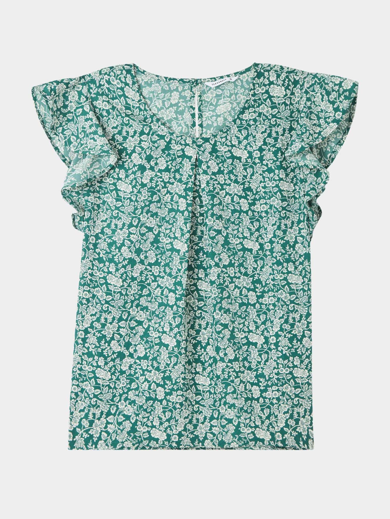 Blusa fantasia con balze