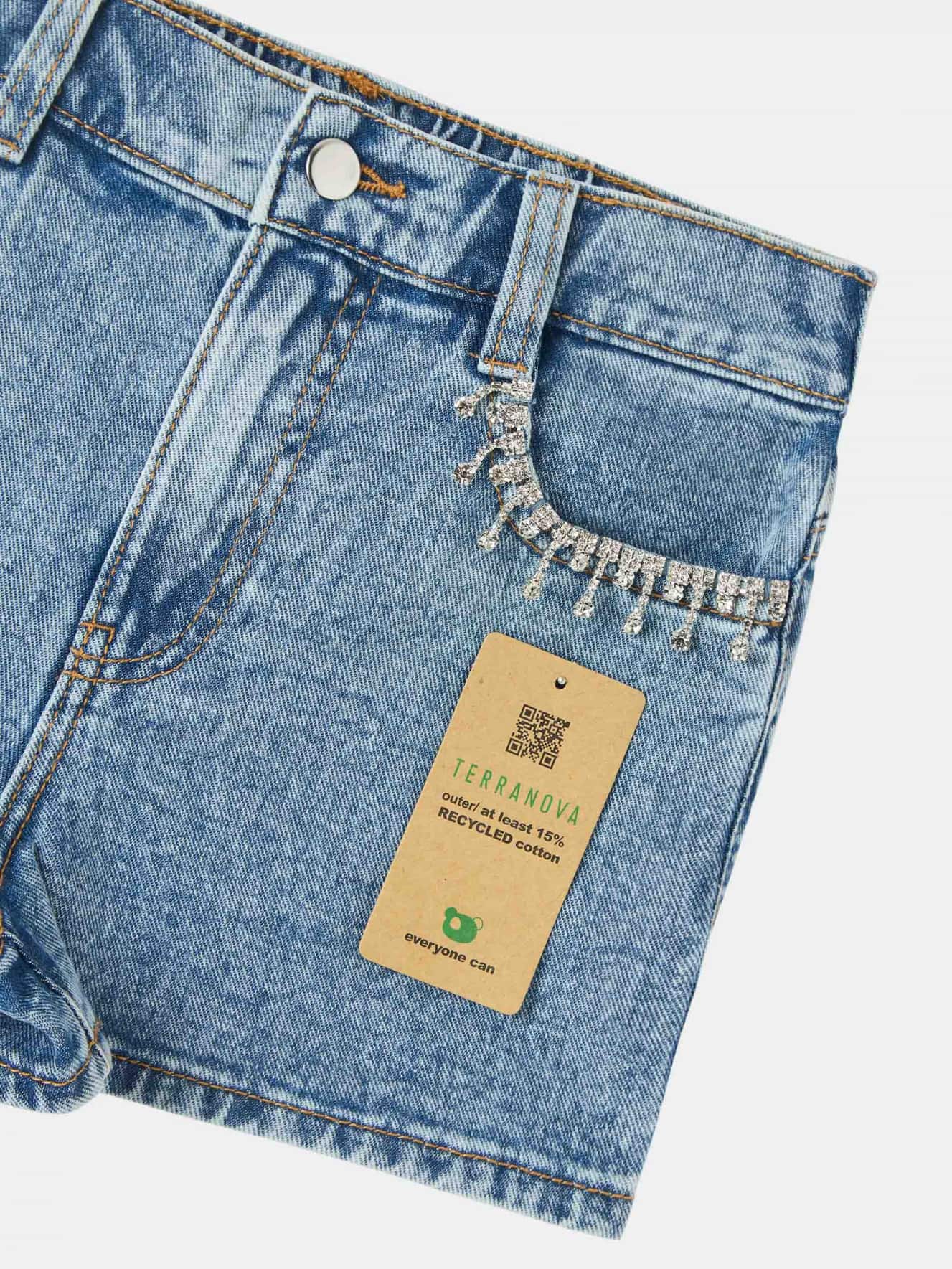 Pantalone Jeans Corto Bambina Kids